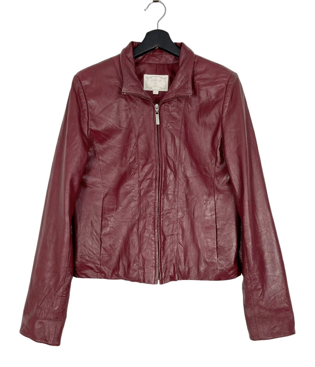 Genuine Leather Vintage cheri,e et ami Sheepskin Leather Jacket Size L / US 10 / IT 46 - 1 Thumbnail