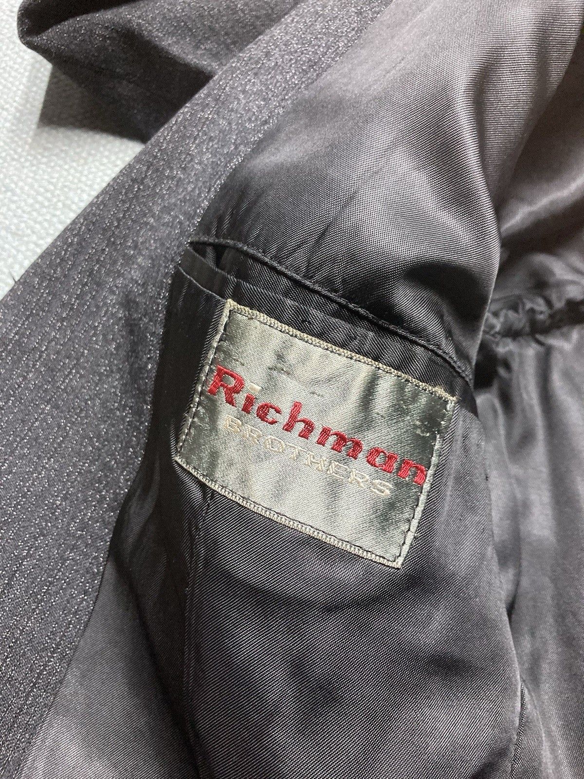 Vintage 1950s Richman Brothers 2 piece suit fleck rockabilly 38 Size 38S - 5 Thumbnail