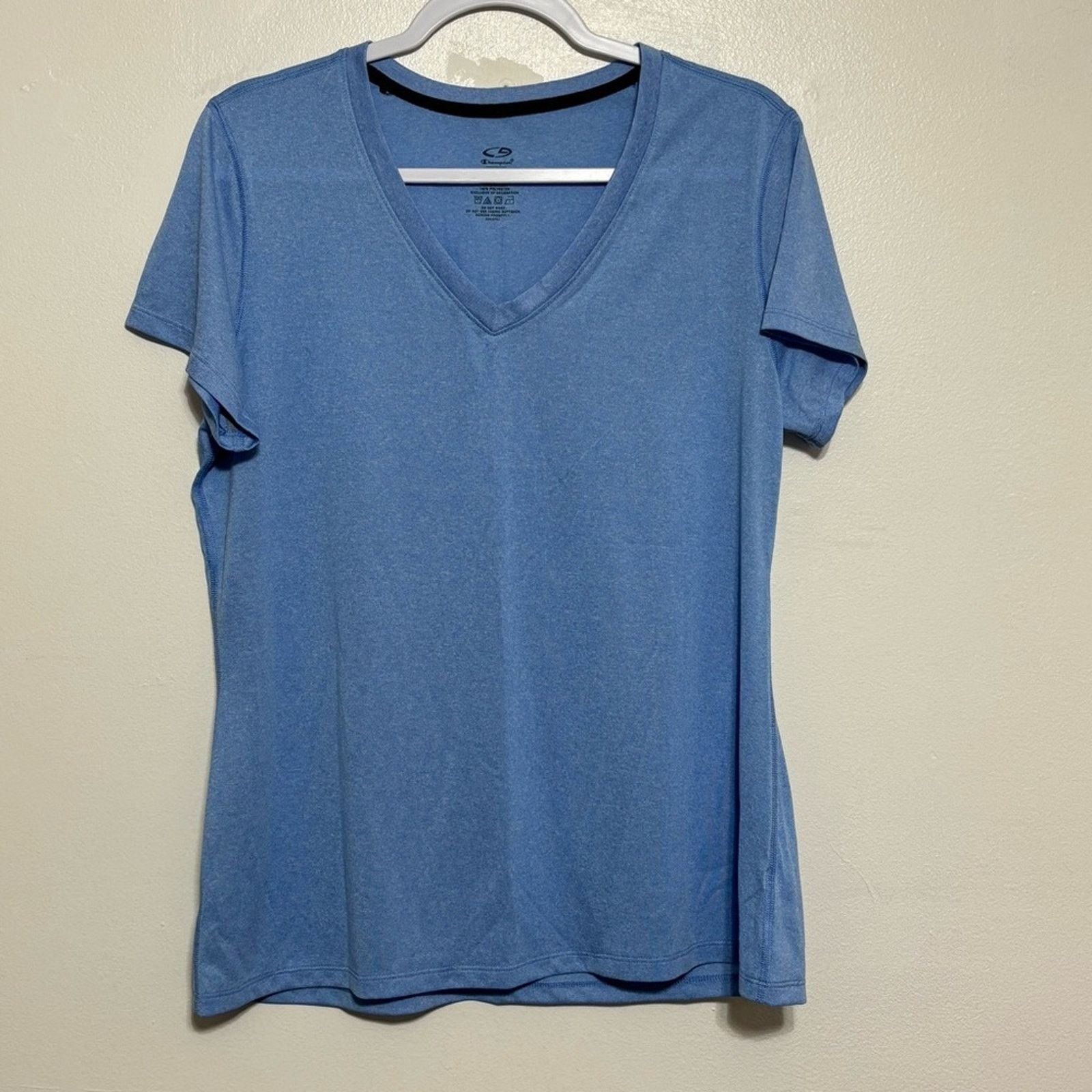 Other C9 by Champion Light Blue Short Sleeve Workout Shirt Size XL Size XL / US 12-14 / IT 48-50 - 1 Thumbnail