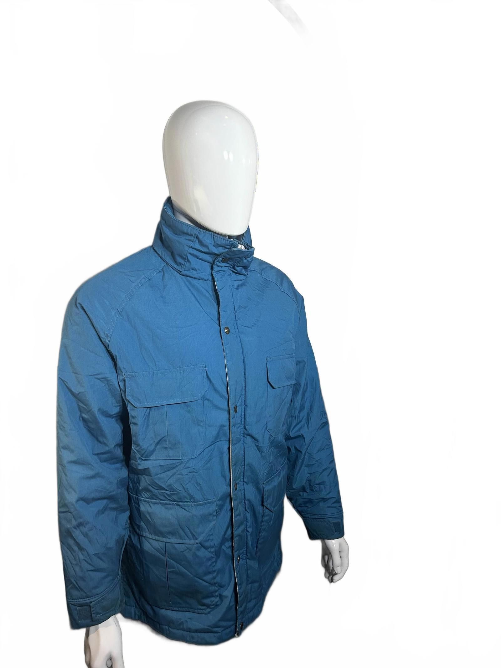 Woolrich Woolen Mills Stylish Blue Insulated Jacket with Pockets Size US M / EU 48-50 / 2 - 3 Thumbnail