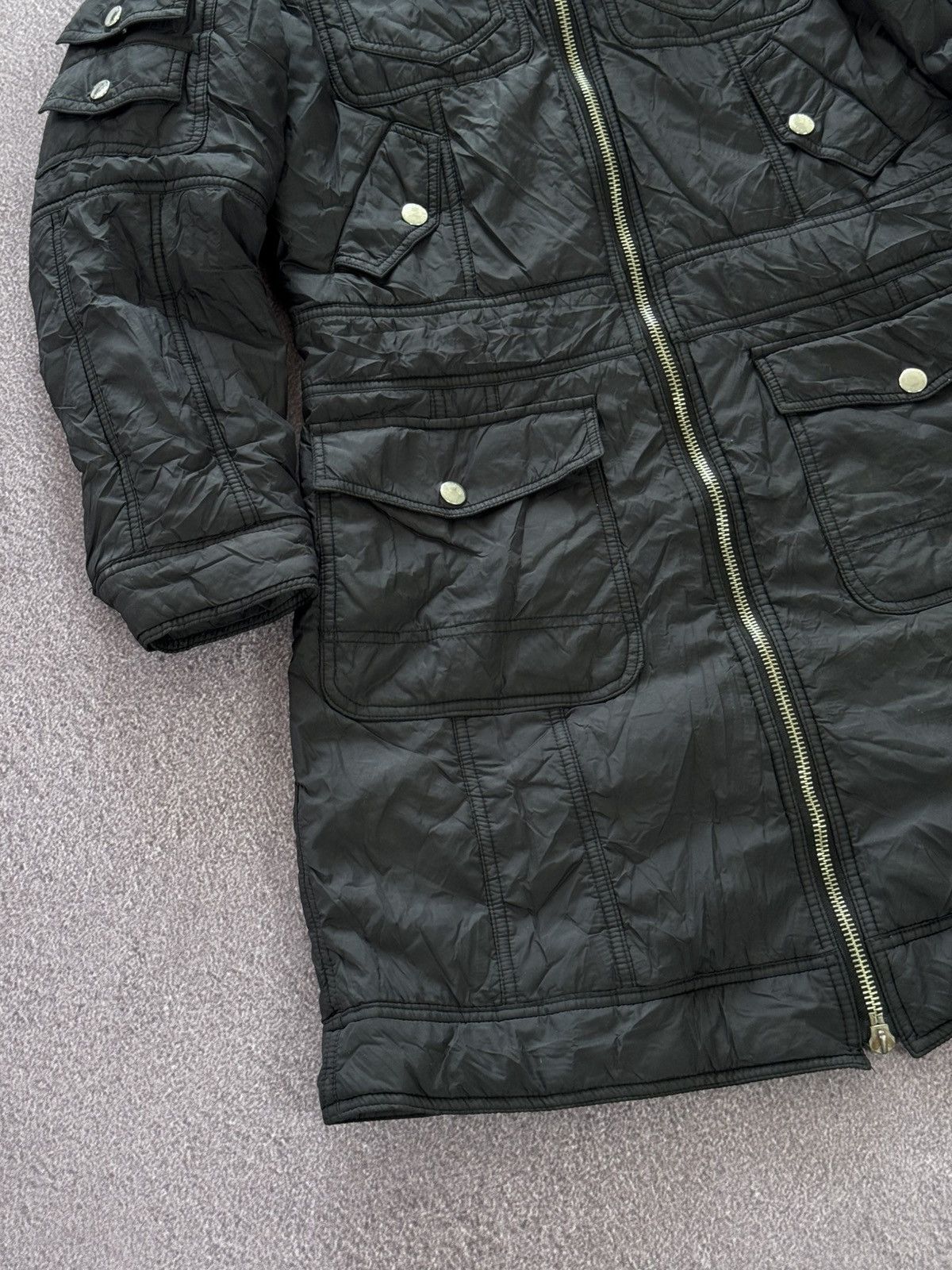 Moschino 00’s Moschino Jeans Nylon Multiple Pockets Parka Jacket Size M / US 6-8 / IT 42-44 - 7 Thumbnail