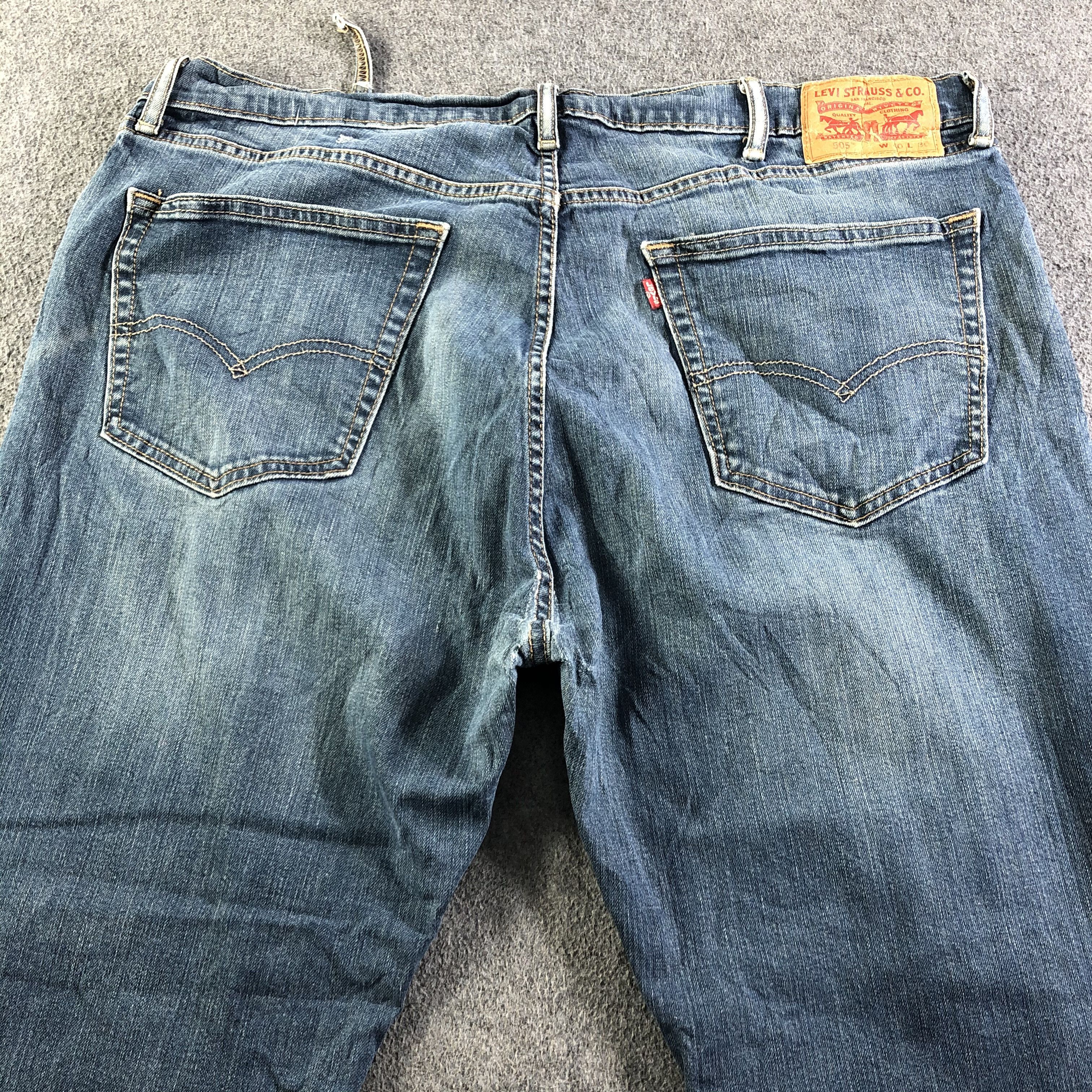 Levi's Vintage Blue Wash Levis 505 Jeans-J4208 Size US 40 / EU 56 - 4 Thumbnail
