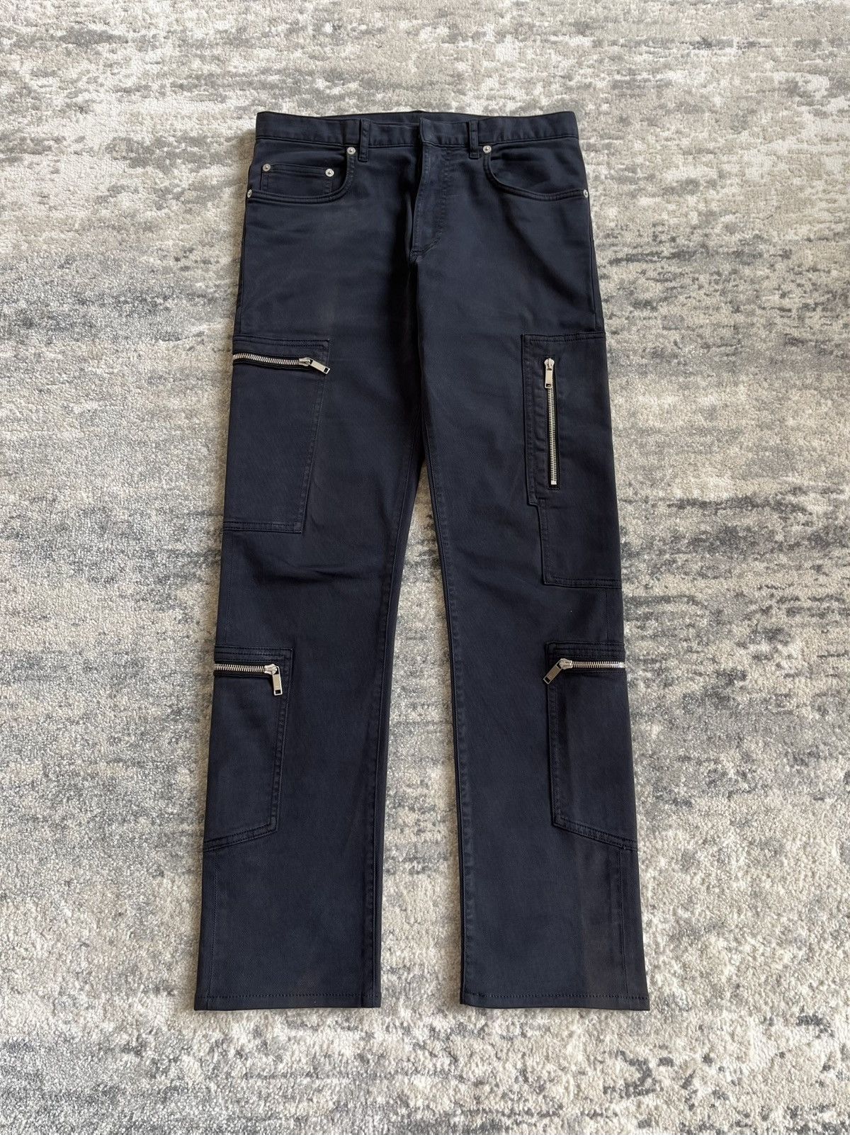 Dior dior homme ss16 blue cargo zipper denim Size US 30 / EU 46 - 1 Thumbnail