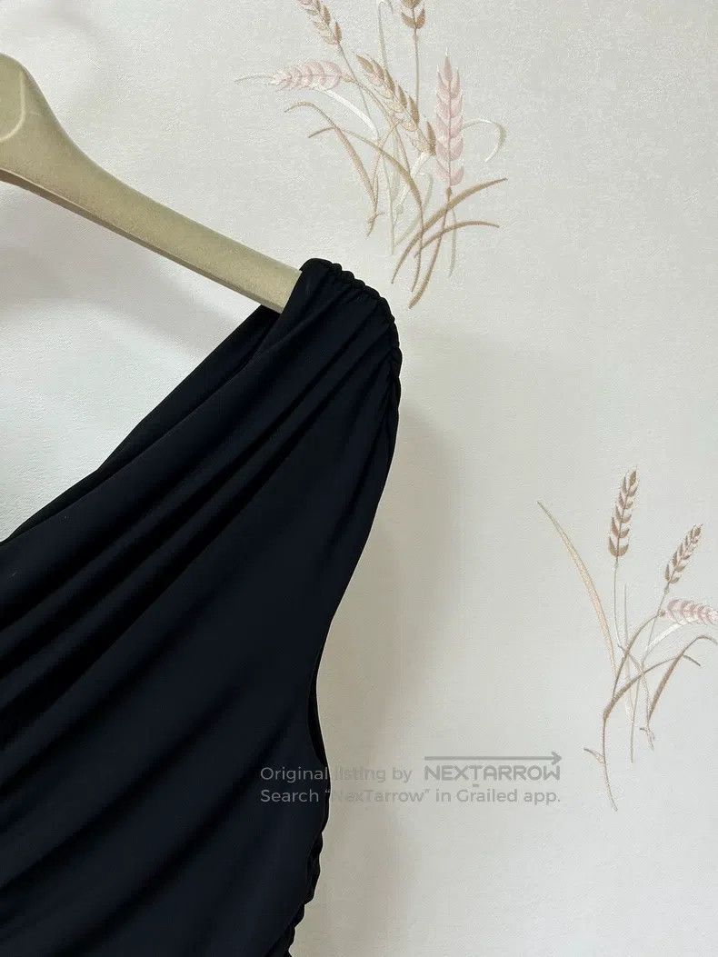 The Row The Row Black Pleated Dress Size M / US 6-8 / IT 42-44 - 5 Thumbnail