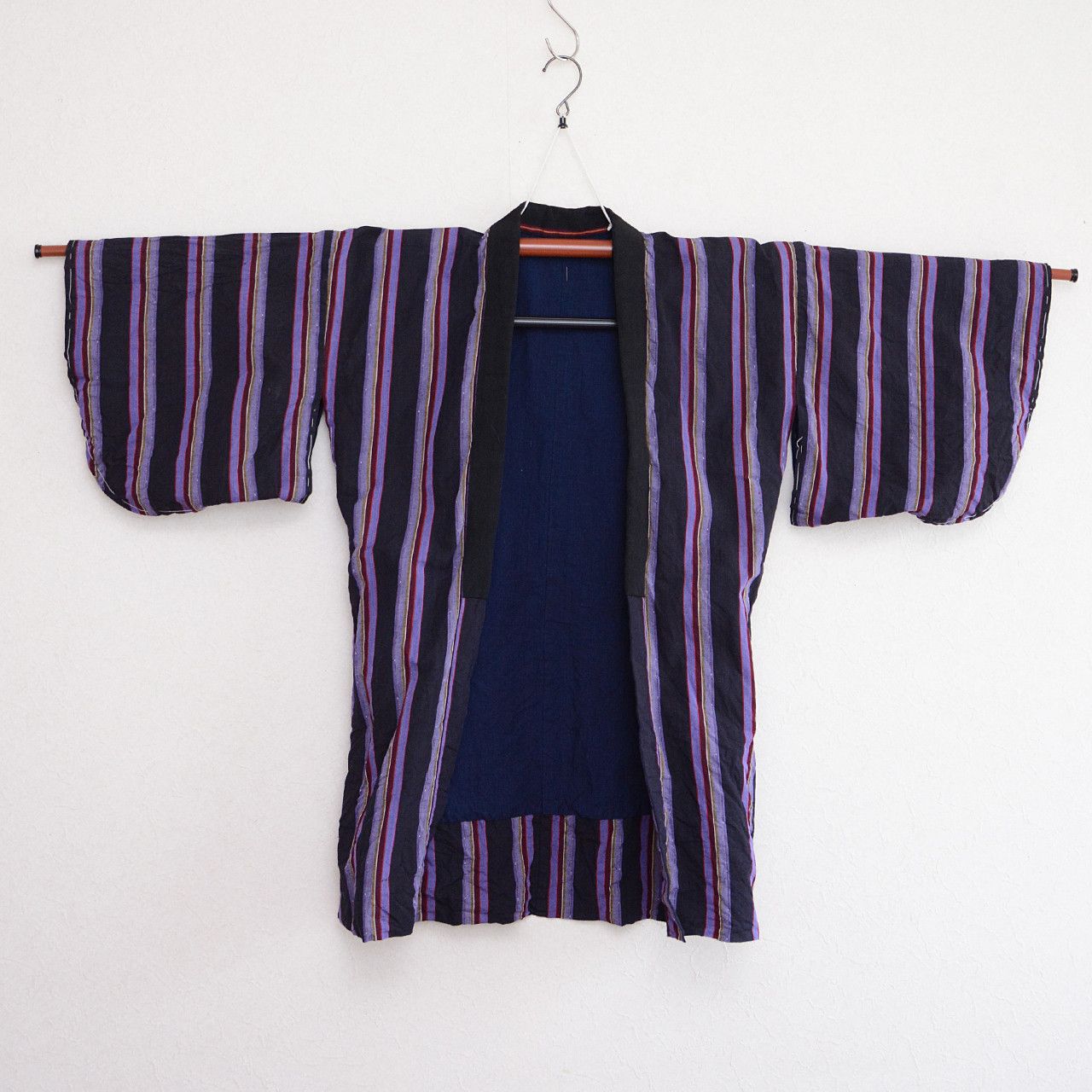 Japanese Brand × Vintage Vintage Japanese Noragi Kimono Jacket Indigo Plain Lining Size US M / EU 48-50 / 2 - 4 Thumbnail