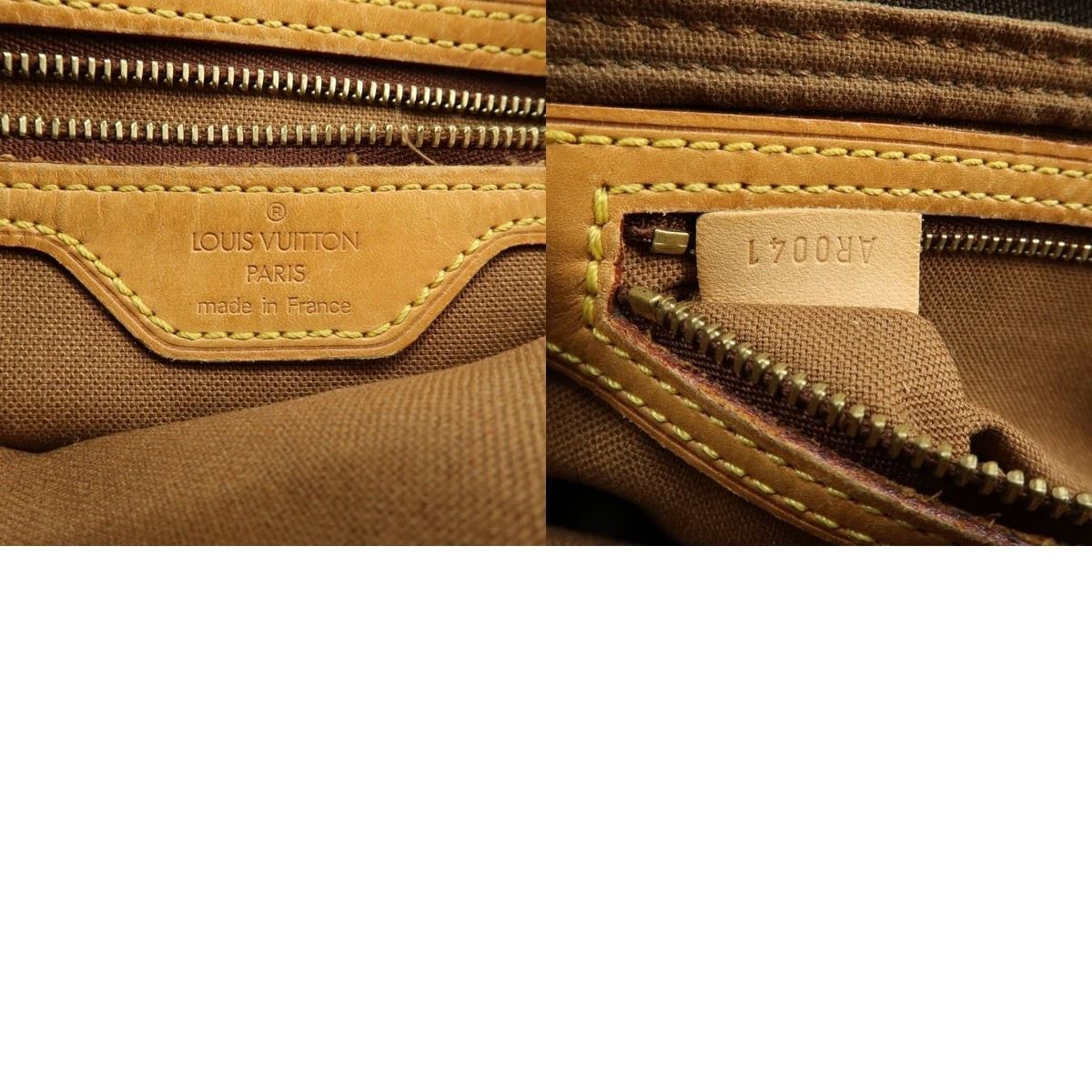 Louis Vuitton Louis Vuitton Monogram Trotteur Canvas Shoulder Bag Brown Size ONE SIZE - 8 Thumbnail
