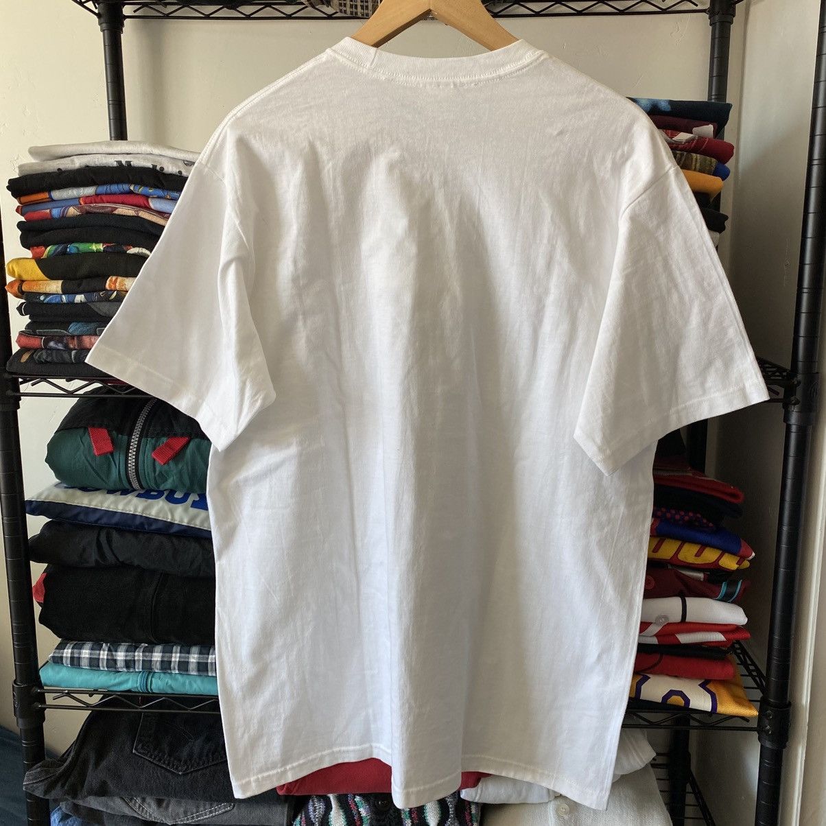Supreme Supreme Emilio Pucci Box Logo T-Shirt White Dusty Pink 2021 Size US L / EU 52-54 / 3 - 5 Thumbnail