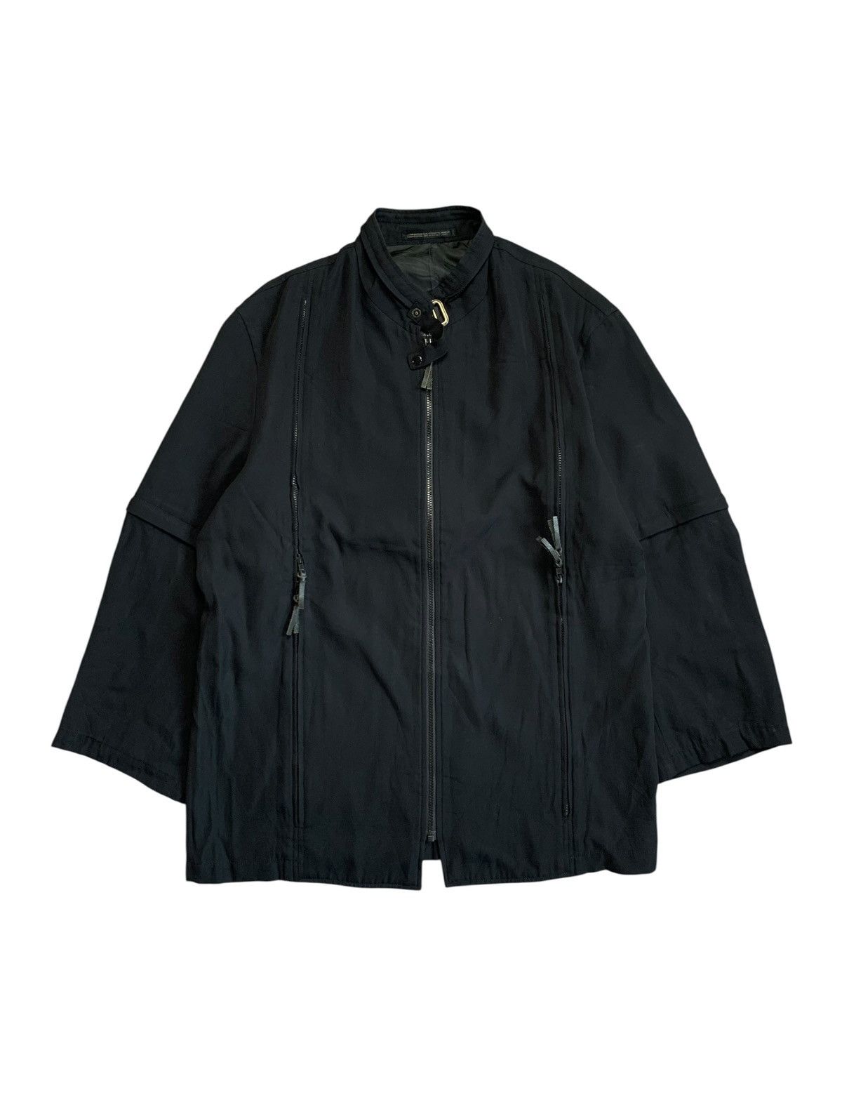 90s YOHJI YAMAMOTO POUR HOMME casual multi zip jacket