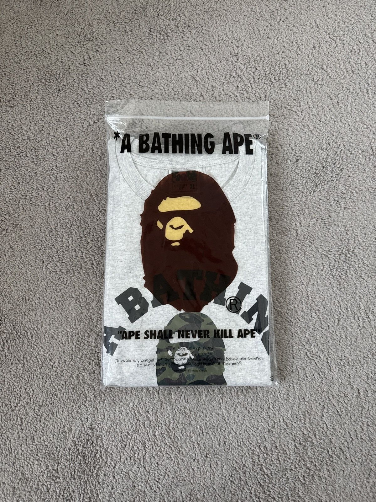 Bape BAPE 1st Camo College Tee Size US XL / EU 56 / 4 - 4 Thumbnail