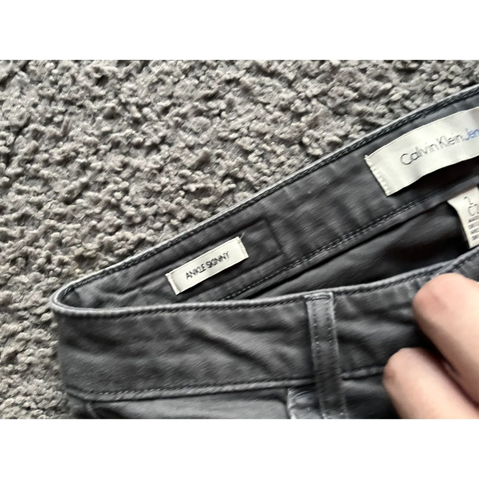 Calvin Klein Calvin Klein Jeans Skinny Style Means Slim 2/C2 Gray Women Size 2 Denim Cotton Inseam 25 Size ONE SIZE - 6 Thumbnail