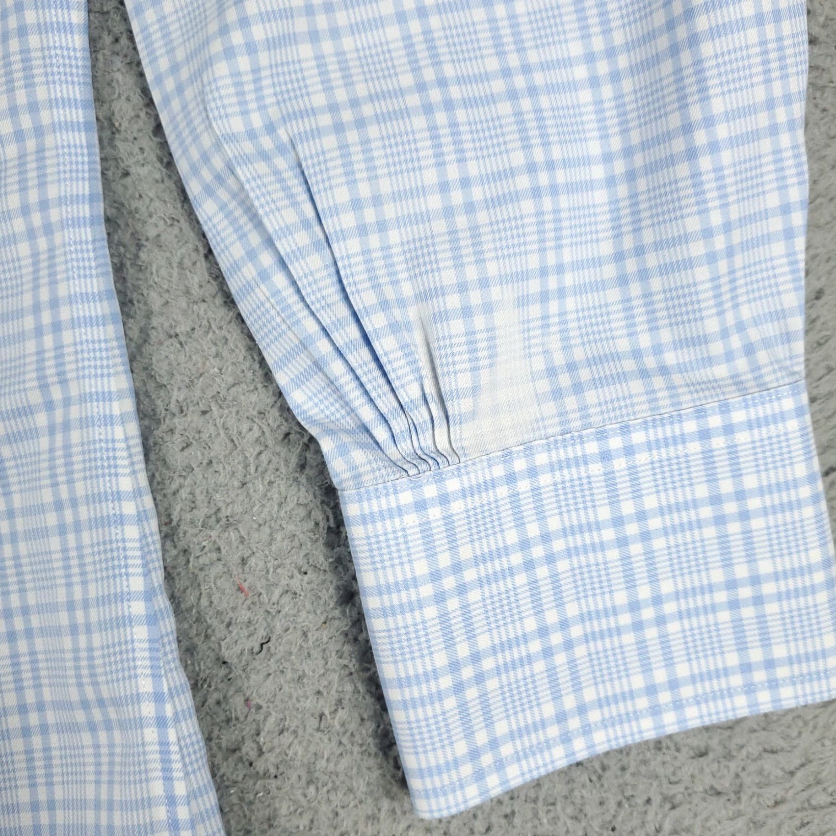 Brooks Brothers Brooks Brothers Dress Shirt Mens Regular 16.5 Blue Plaid Long Sleeve Button Up Size 42R - 7 Thumbnail