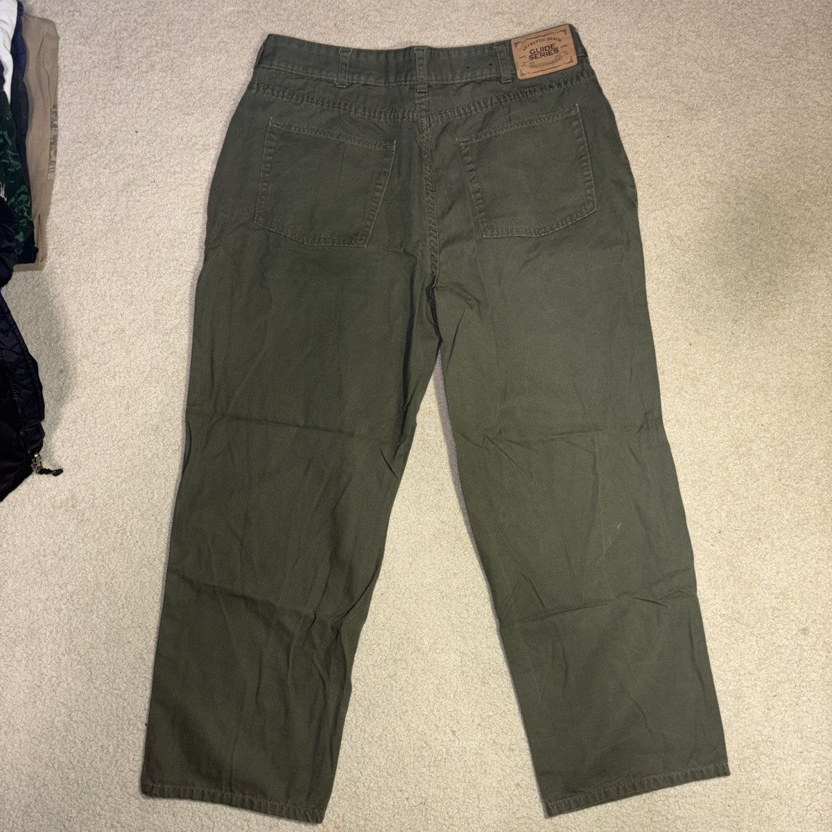Guide Series Guide Series Pants Mens 38x30 Relaxed Fit Green Carpenter Size US 38 / EU 54 - 2 Thumbnail