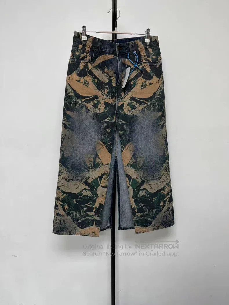 Acne Studios Acne Studios Front and Back Slit Printed Pattern Mid Lengt Size 42" / US 20 - 2 Thumbnail