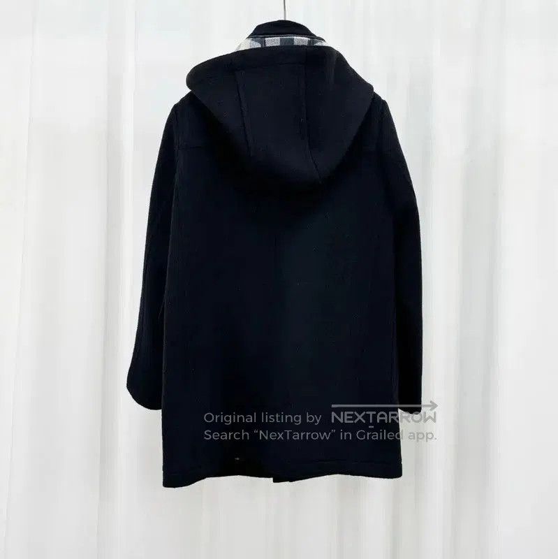 Burberry Burberry Black Wool Mid-Length Duffle Coat. Size L / US 10 / IT 46 - 2 Thumbnail