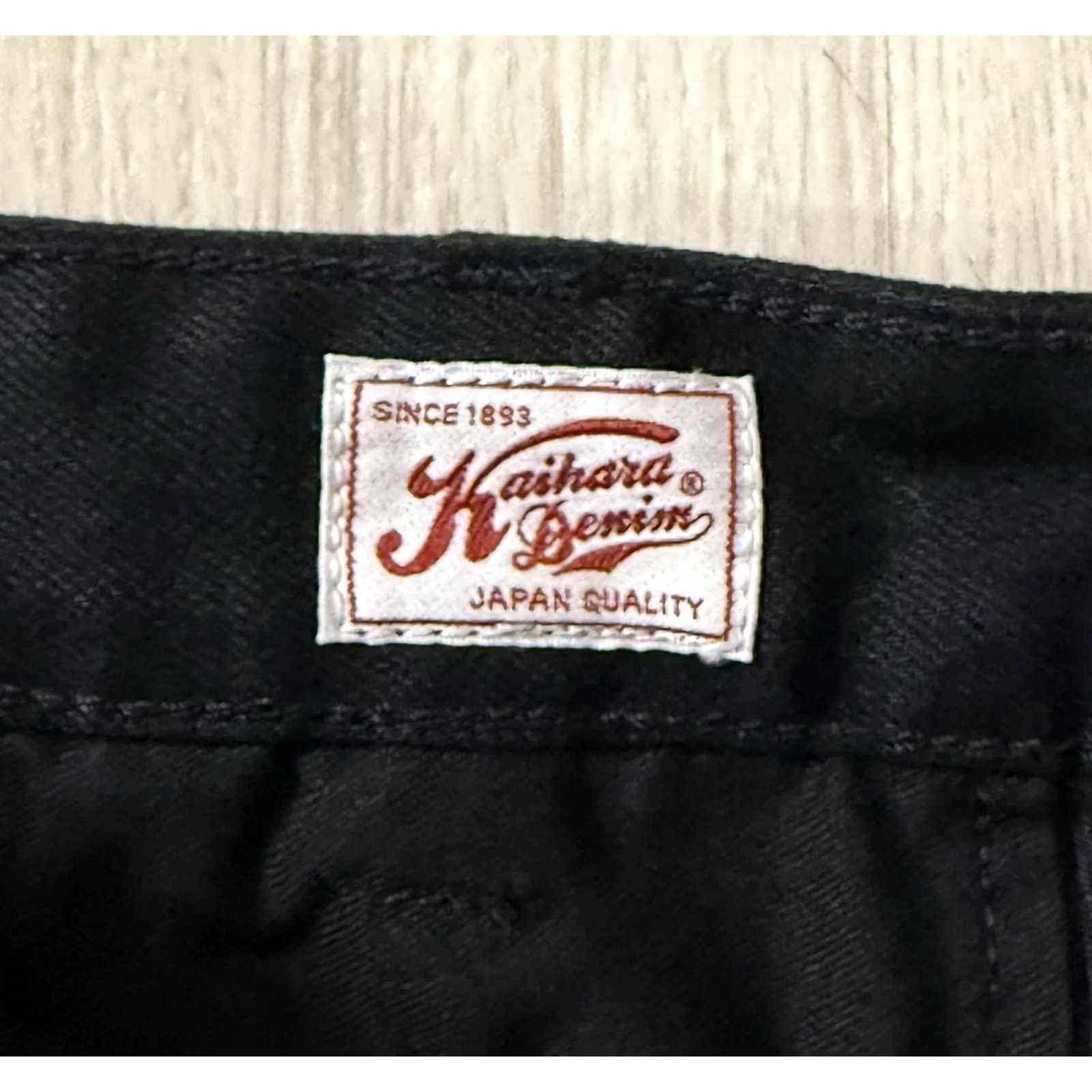 Denime VINTAGE Adriano Goldschmied Lochlan Kaihara Selvage Denim Jeans 28x34 Slimming Fits: 31x33 Black Denim 5-Pocket Limited Edition Mens Size US 28 / EU 44 - 7 Thumbnail