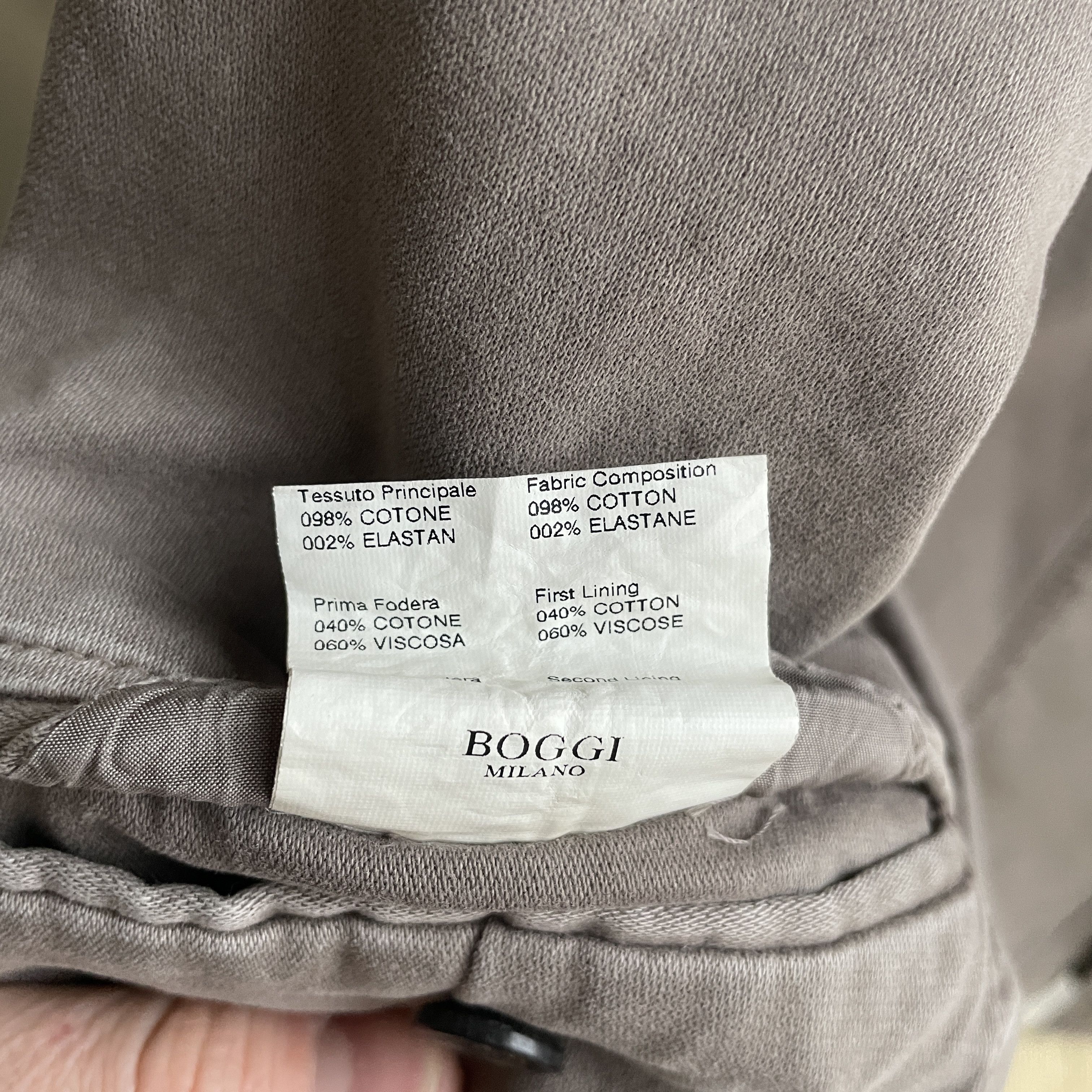 Boggi Boggi MIlano B-Elton Unlined Garment Dyed Cotton Blazer Size 40R - 12 Thumbnail
