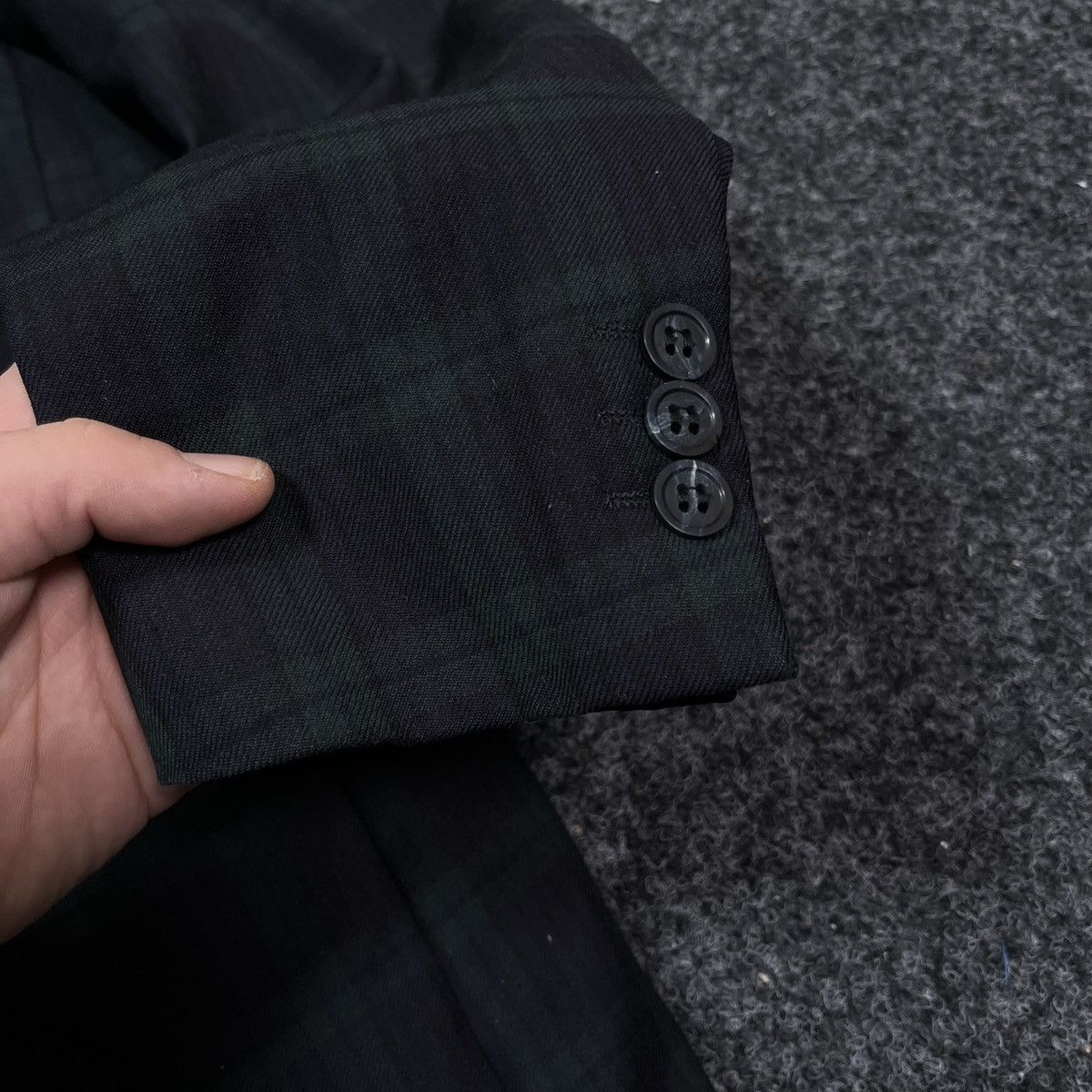 Burberry Vintage Burberrys Tartan Plaid Nova Check Wool Blazer Size US L / EU 52-54 / 3 - 5 Thumbnail