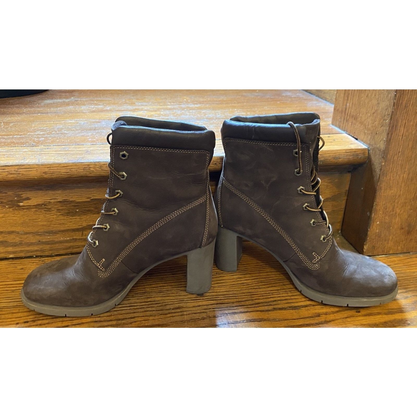 Timberland Timberland Tillston Women's Leather High Heel Boots Size 8.5 Size US 8.5 / IT 38.5 - 3 Thumbnail