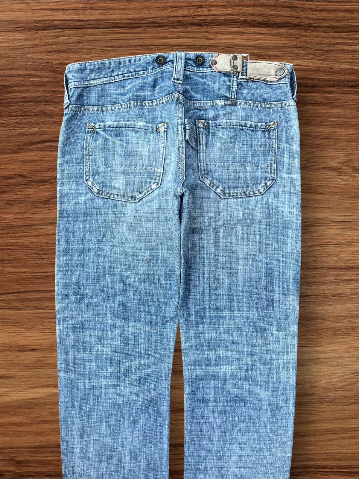 Japanese Brand Vintage Japanese Ant Gauge Distressed Frayed Leg Jeans Size US 30 / EU 46 - 5 Thumbnail