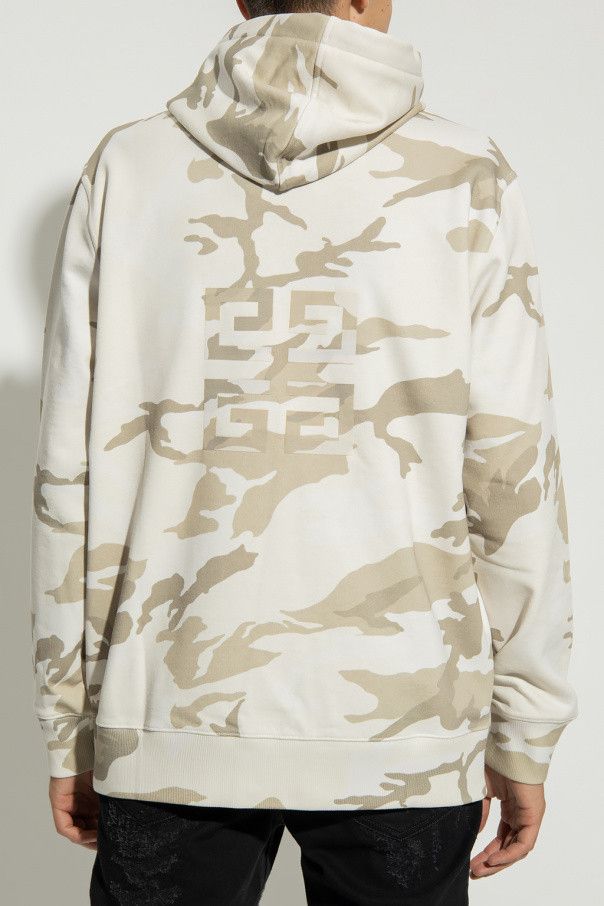 Givenchy Beige Camo 4G Logo Oversized Hoodie Size US XS / EU 42 / 0 - 3 Thumbnail