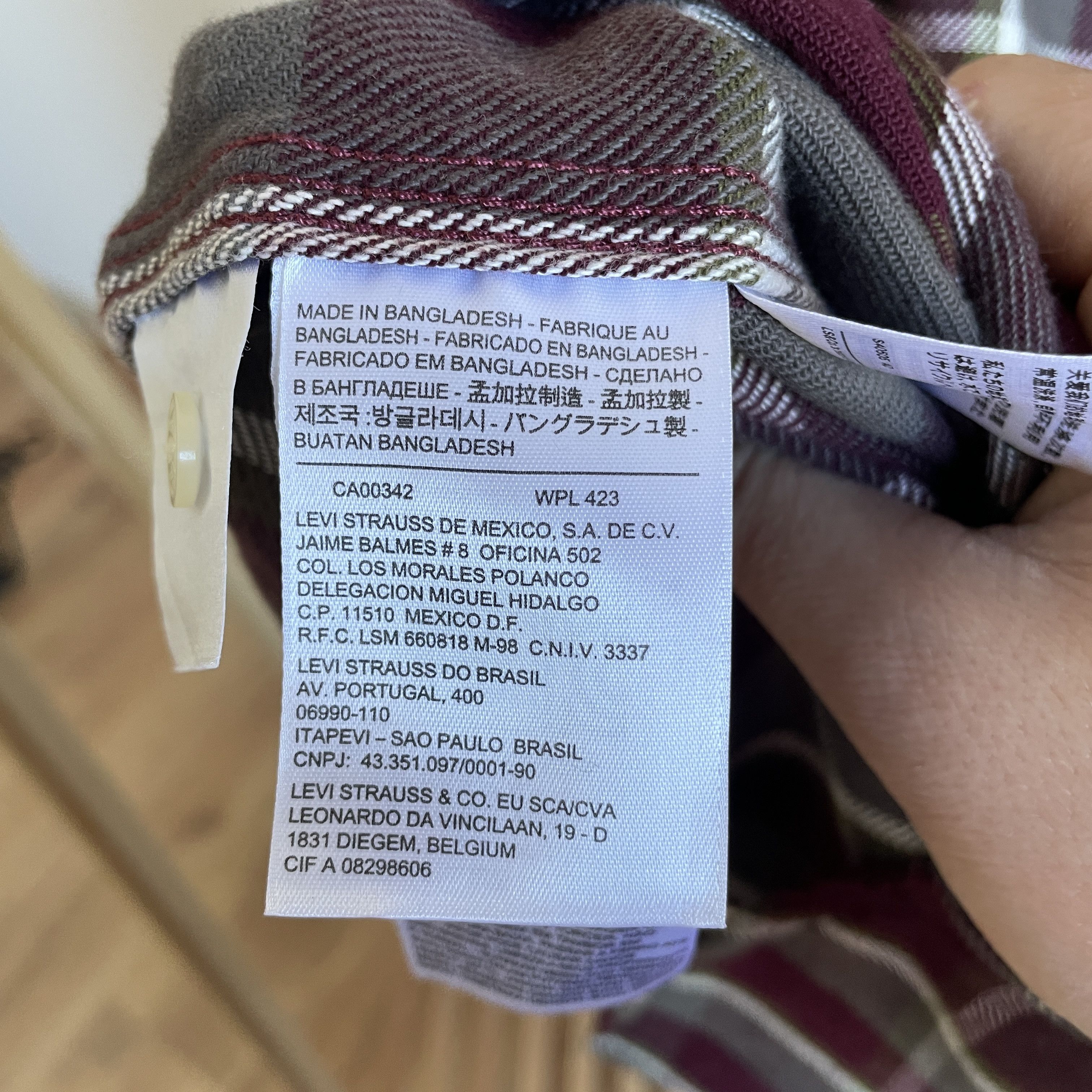 Levi's Levi's Checkered Flannel Shirt Size M Size US M / EU 48-50 / 2 - 6 Thumbnail