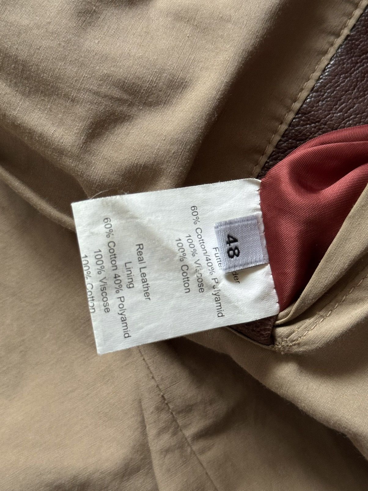 Vintage Strellson Swiss Cross Biker Moto Leather Jacket