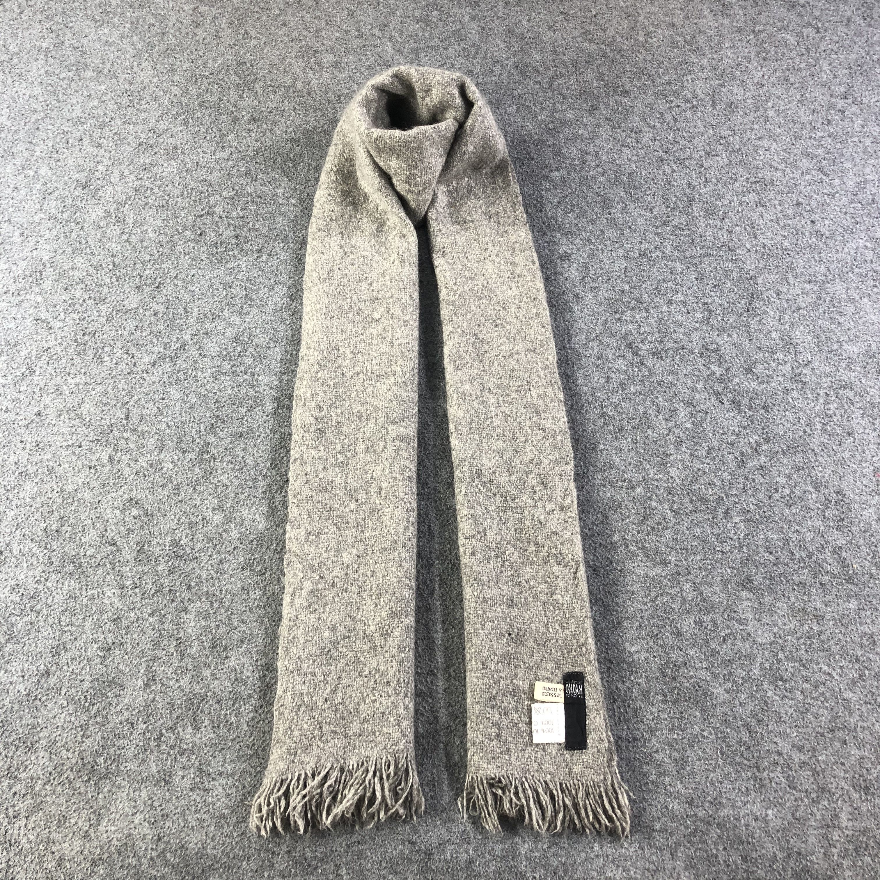 Japanese Brand Salon de Kyoko Tessuto a mano Cashmere Scarf Muffler V1176 Size ONE SIZE - 1 Thumbnail