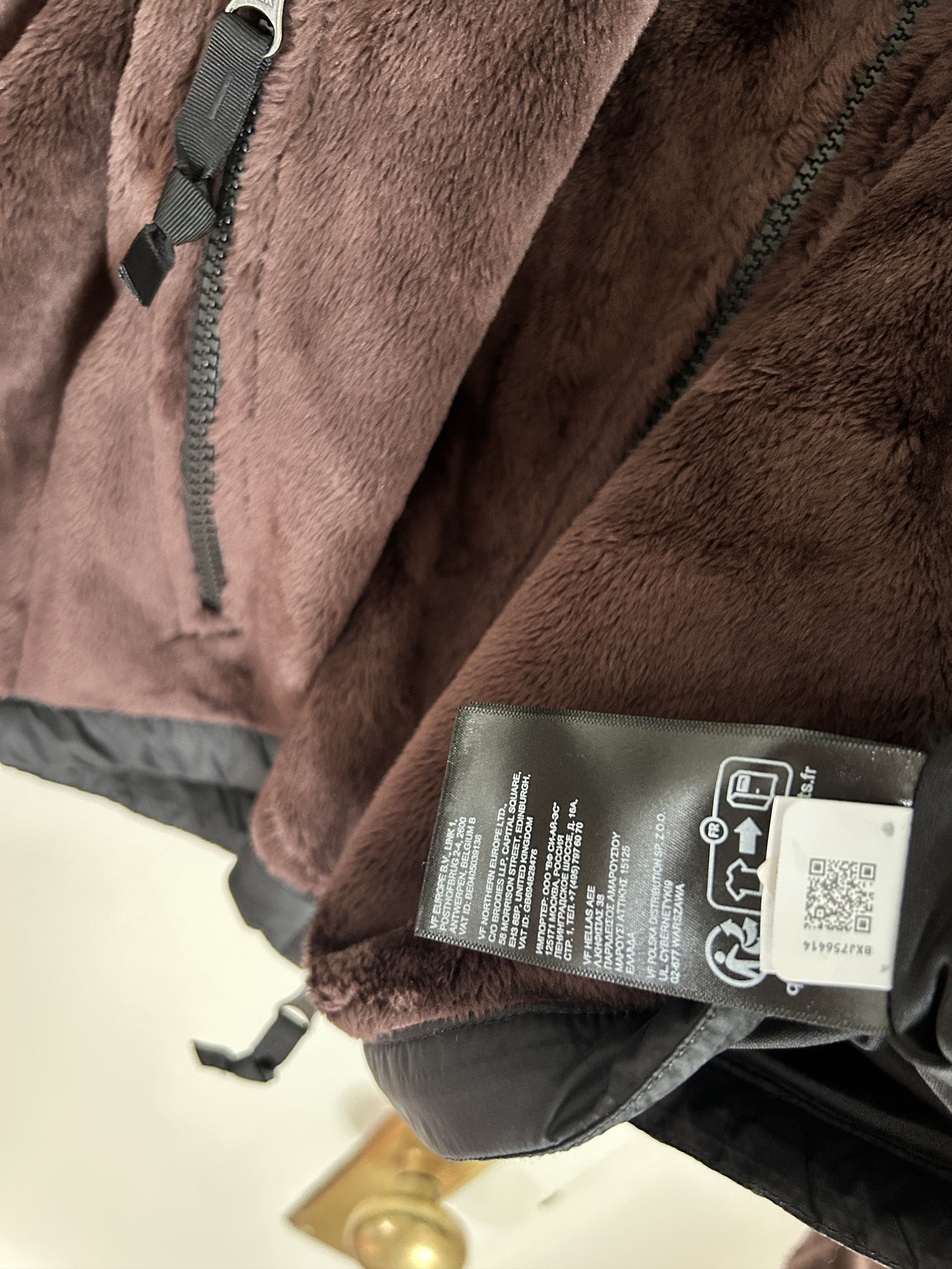 The North Face Men's Versa Velour Jacket Burgundy/Black Medium Size US M / EU 48-50 / 2 - 4 Thumbnail