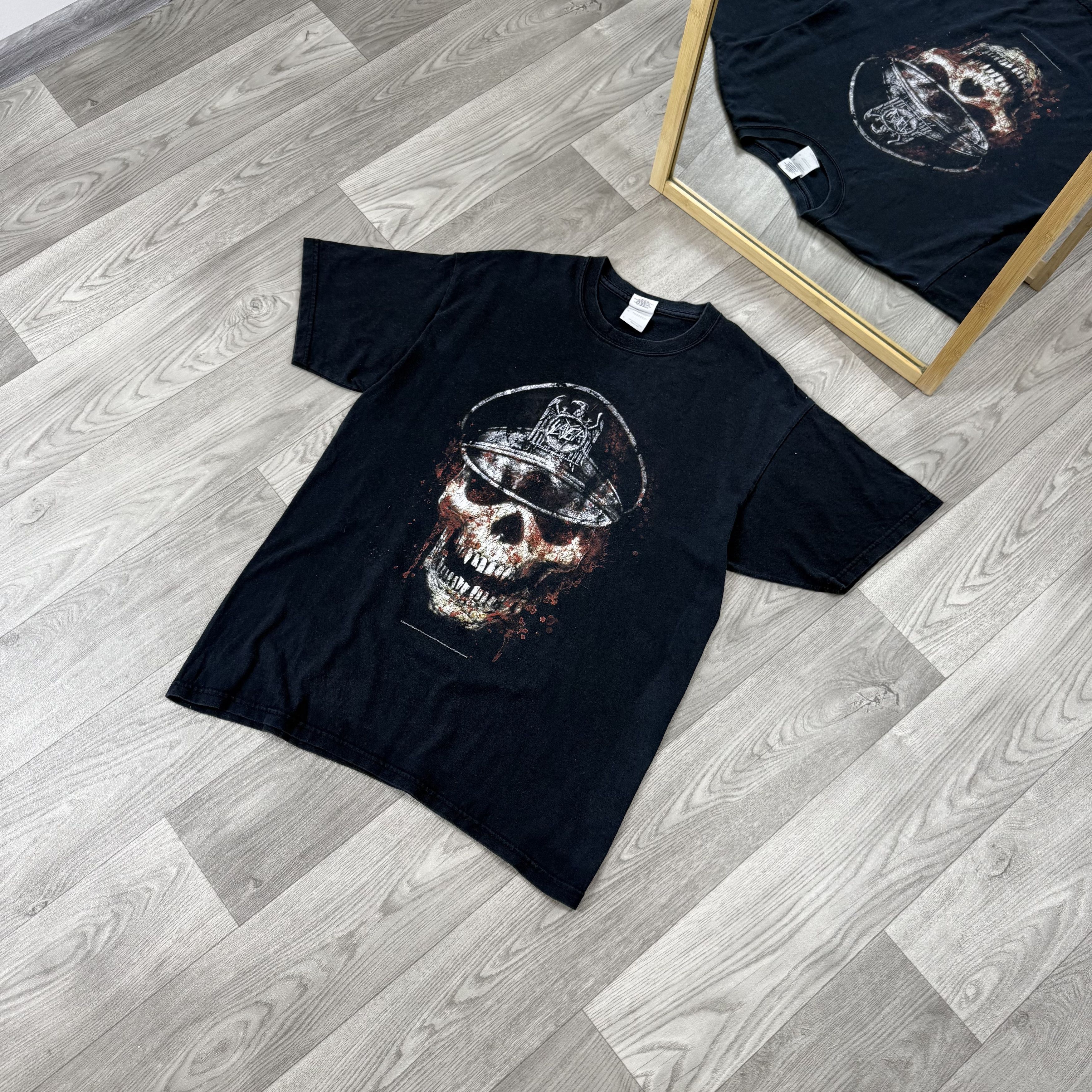 Slayer Vintage Slayer 09' Skull Hat Graphic Rock Band Tee Shirt Size US L / EU 52-54 / 3 - 3 Thumbnail