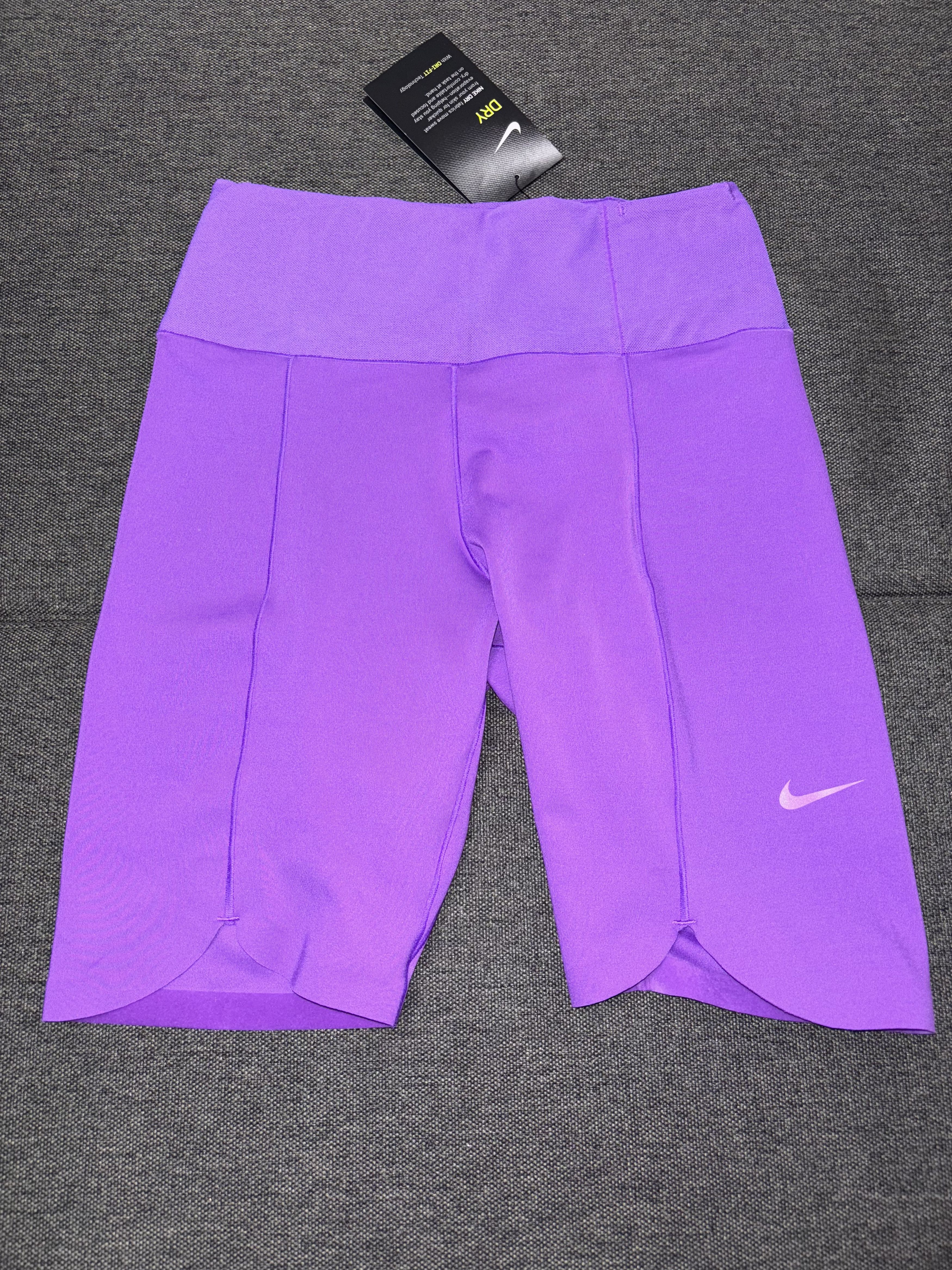Nike Nike Indy Bra and Dri-Fit Shorts Set Purple Size XS Size 22" - 4 Thumbnail