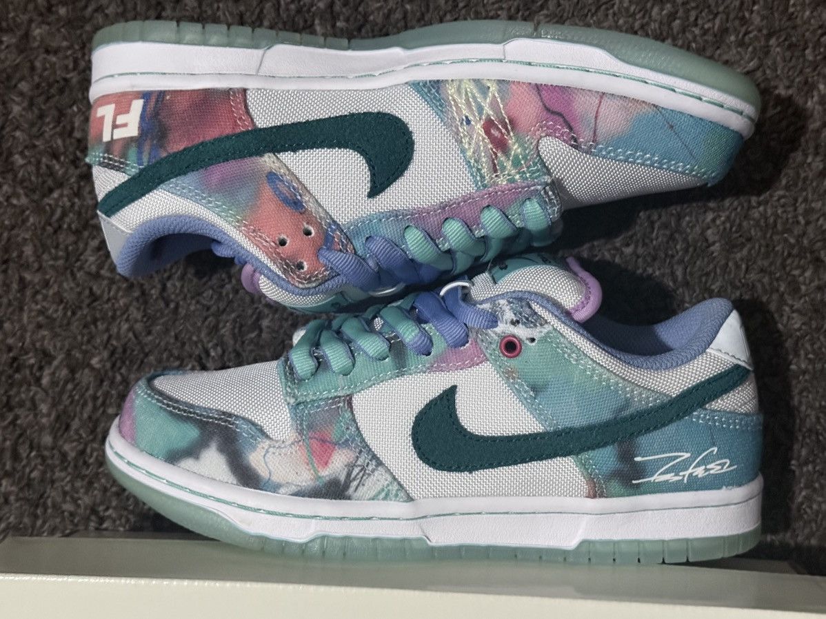 Nike SB Nike SB Dunk Low X Futura Laboratories Size US 5.5 / IT 35.5 - 3 Thumbnail