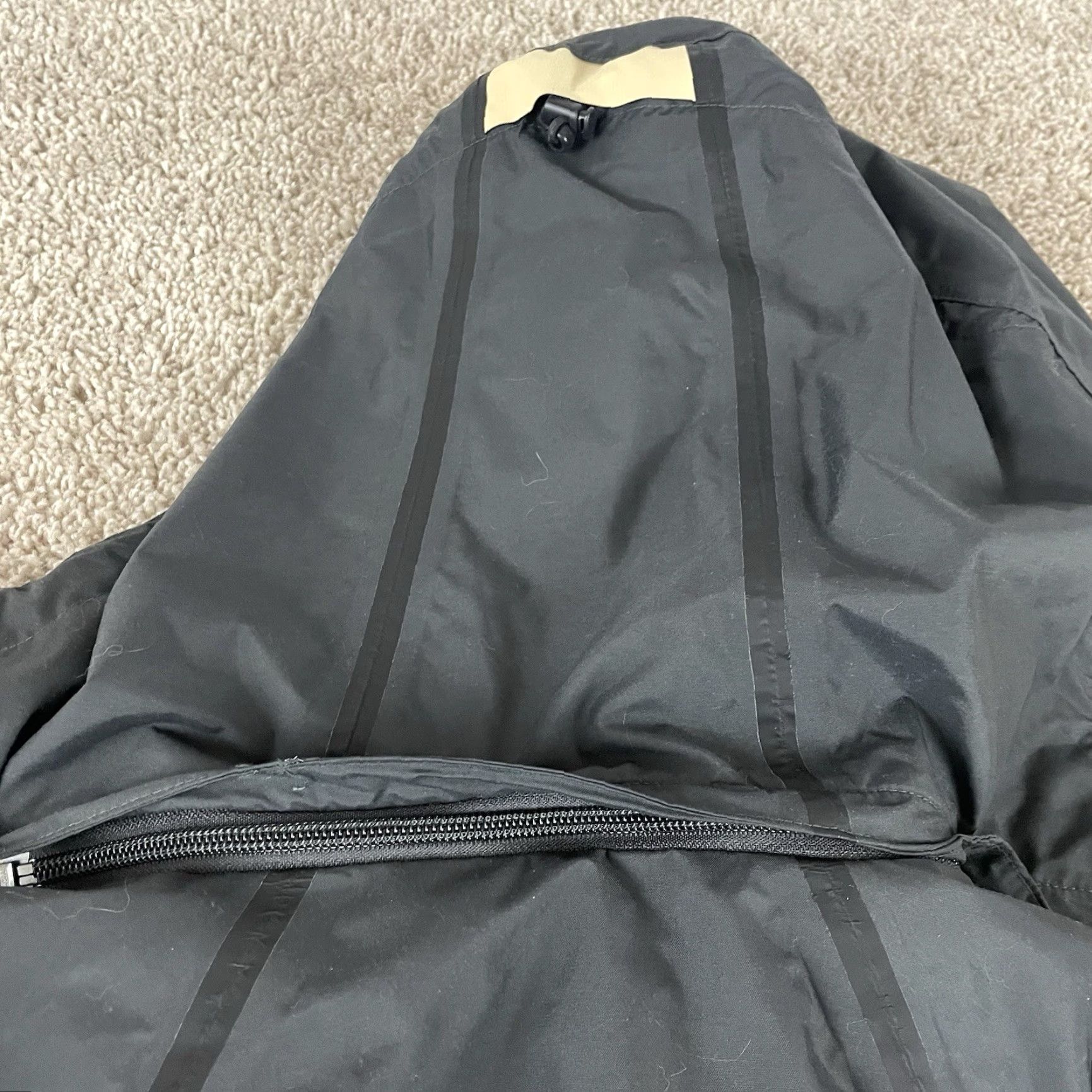 Nike Nike Purdue Jacket Mens XL Nylon Full Zip Removable Hood Vintage Y2K College Football Bomber Jacket Size US XL / EU 56 / 4 - 3 Thumbnail