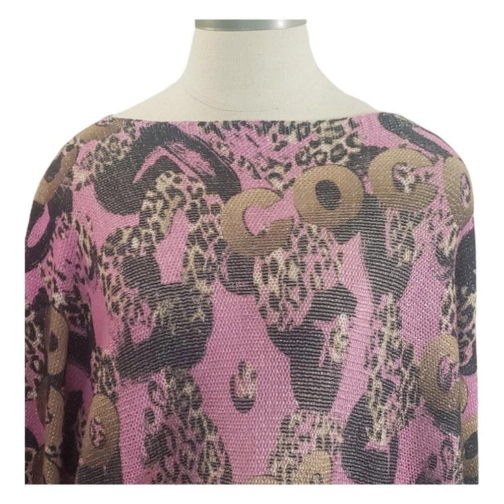 Designer CT1990 Free for Humanity Beige & Black Sweater S Size S / US 4 / IT 40 - 2 Thumbnail