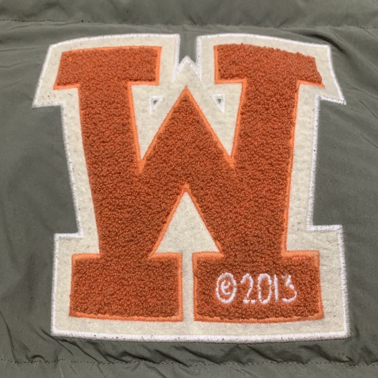 Off-White Off White Medium Puffer Logo Patch Army Green Jacket Virgil Size US M / EU 48-50 / 2 - 7 Thumbnail