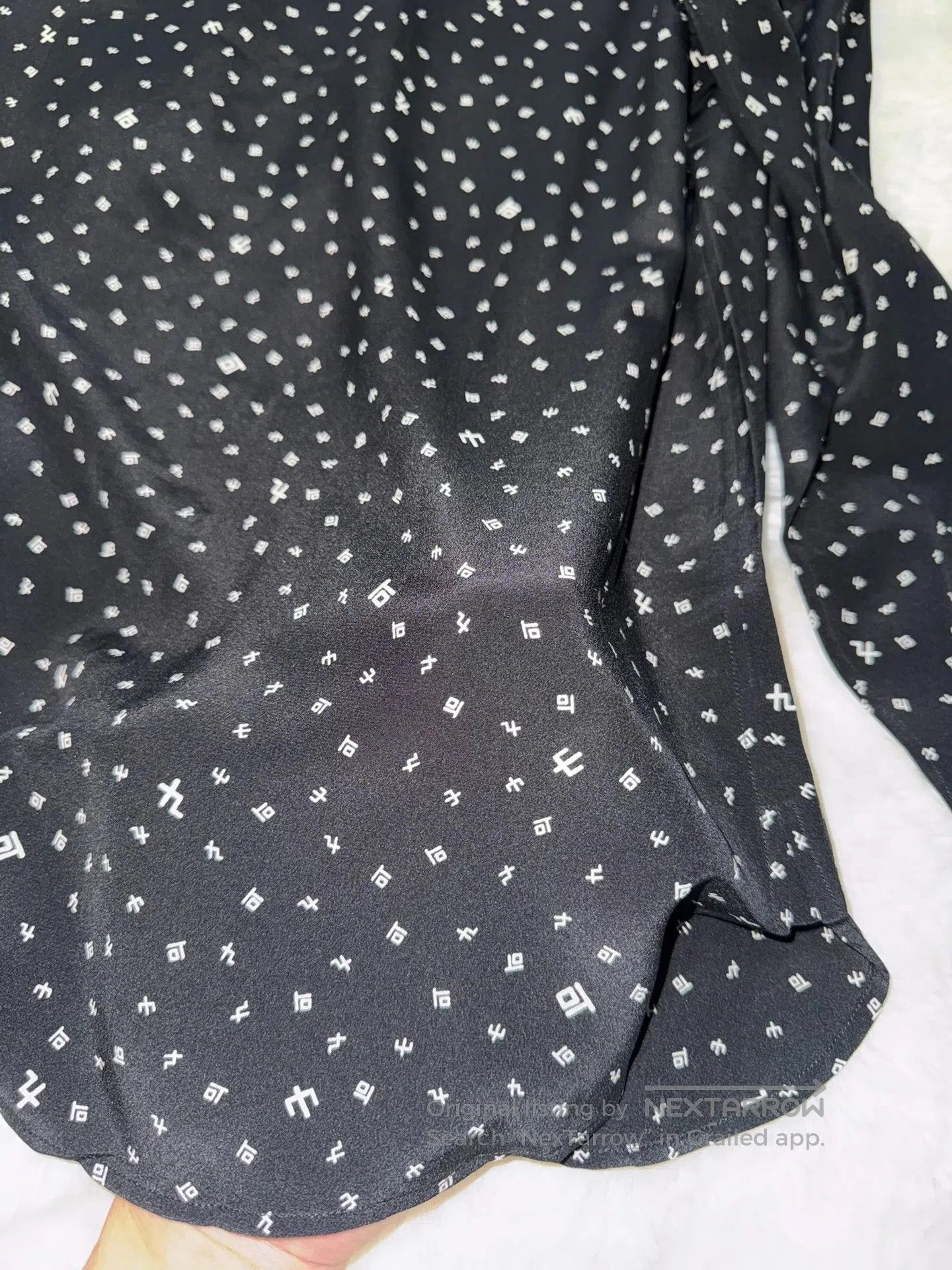 Saint Laurent Paris Saint Laurent Paris Symbol Men's Silk Shirt| Size US XXS / EU 40 - 9 Thumbnail
