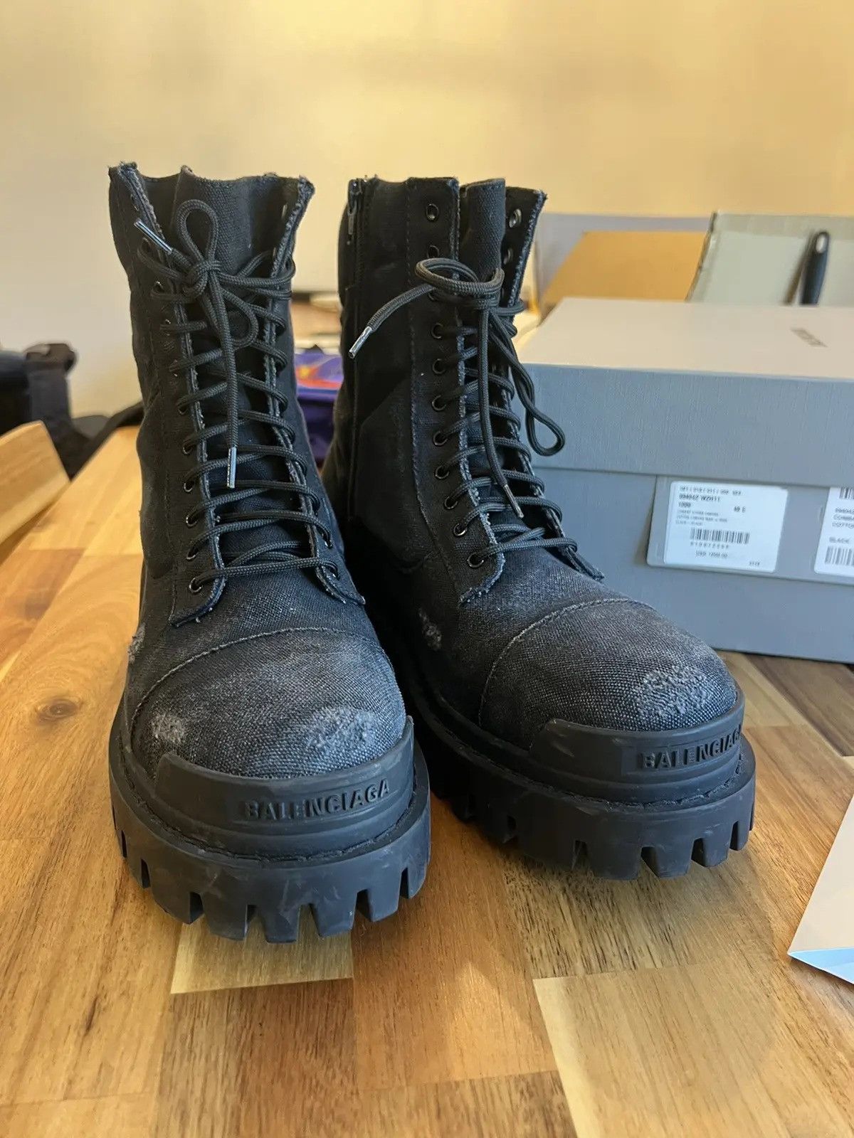 Balenciaga Balenciaga Combat Strike Boot | Grailed
