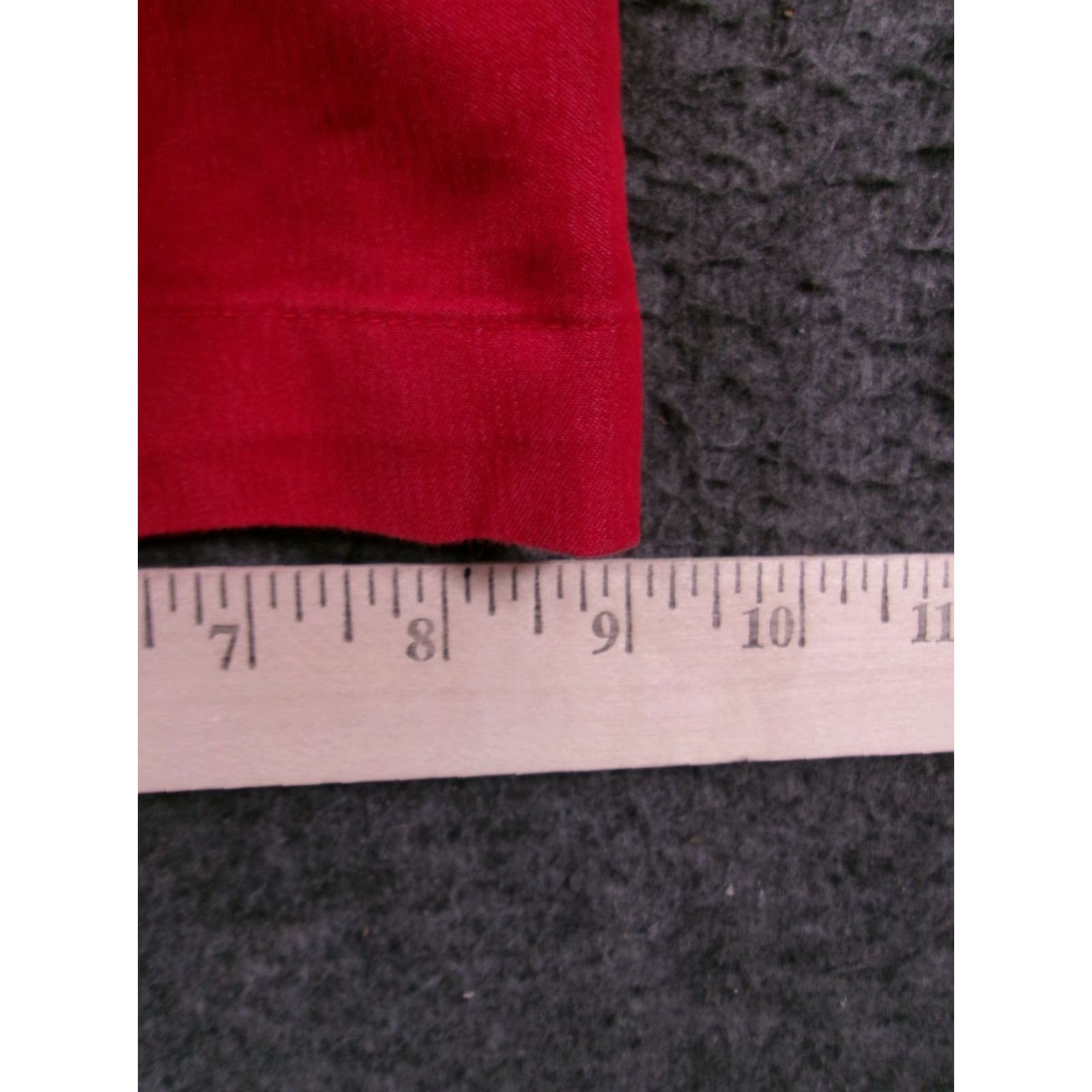 Vintage Sag Harbor Sport Pants Womens M Cropped Pull On Elastic Waist Side Pockets Red Size 32" / US 10 / IT 46 - 7 Thumbnail