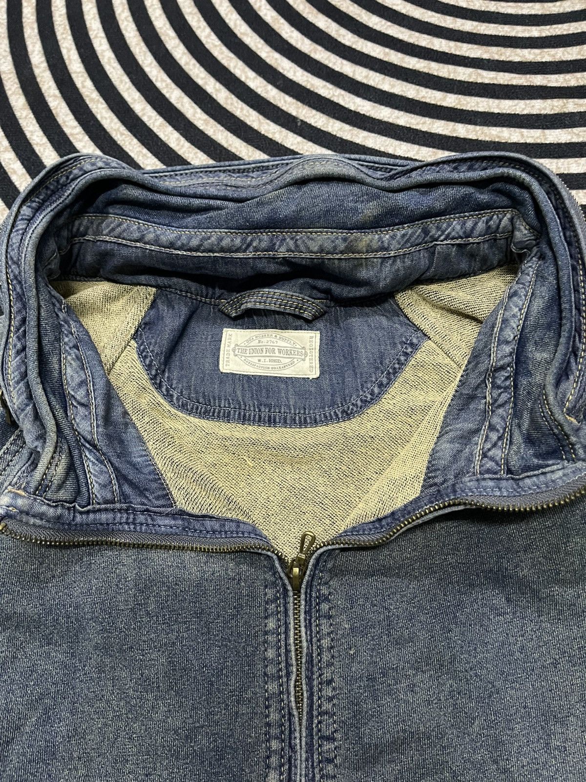 If Six Was Nine 1990s GOA BONO SERIES INDIGO DYED PATINA FADED RARE Size US S / EU 44-46 / 1 - 9 Thumbnail