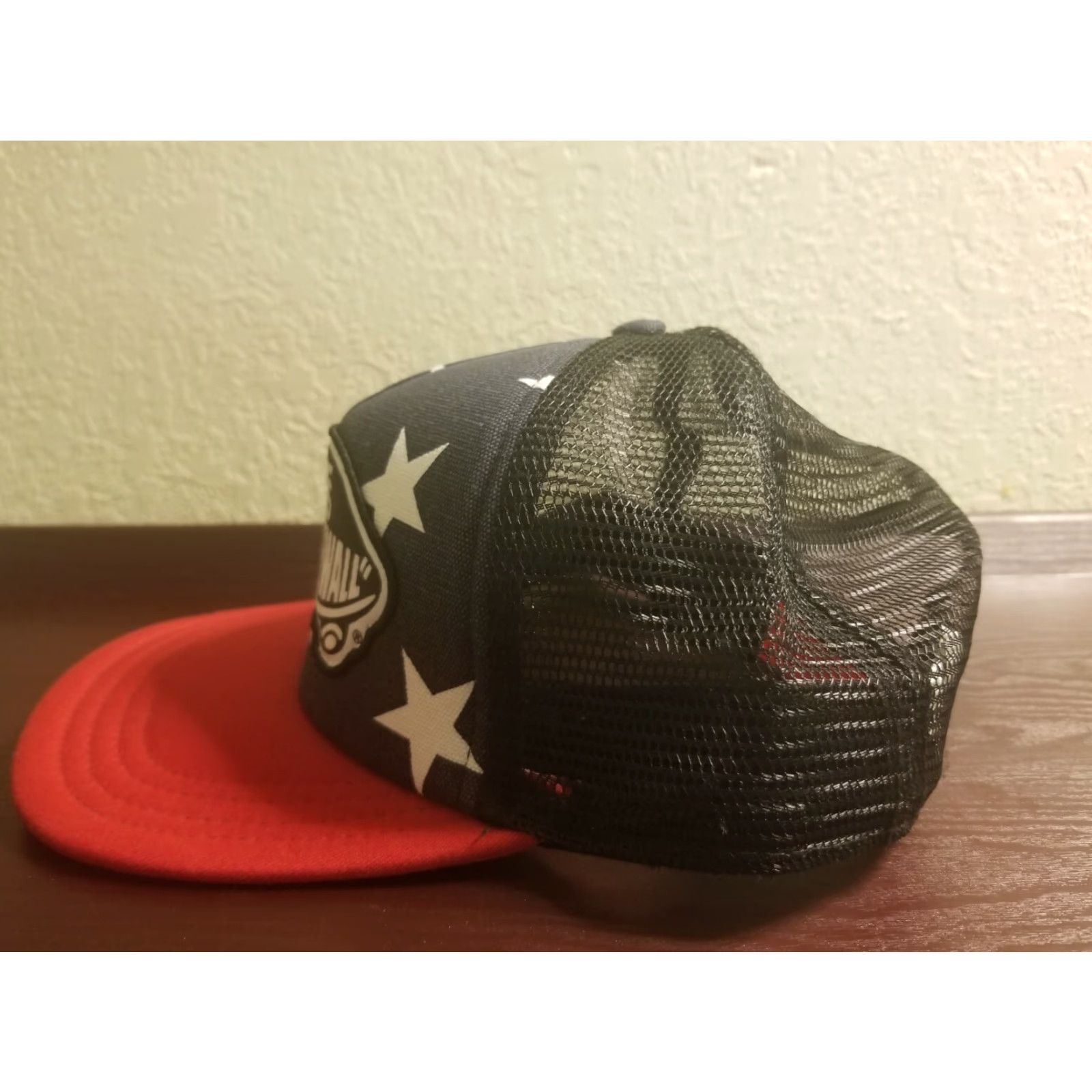 Vans VANS Trucker Hat USA Flag STARS AMERICA Snapback Dad Cap 4th of July Men Adjustable Black Size ONE SIZE - 2 Thumbnail