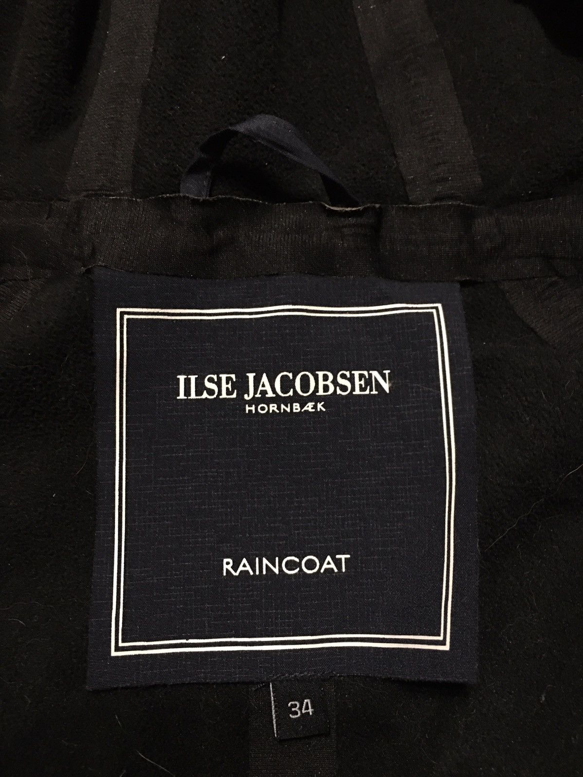Ilse Jacobsen ILSE JACOBSEN Dark Blue RainCoat Jacket EU34 US4 Size S / US 4 / IT 40 - 10 Thumbnail