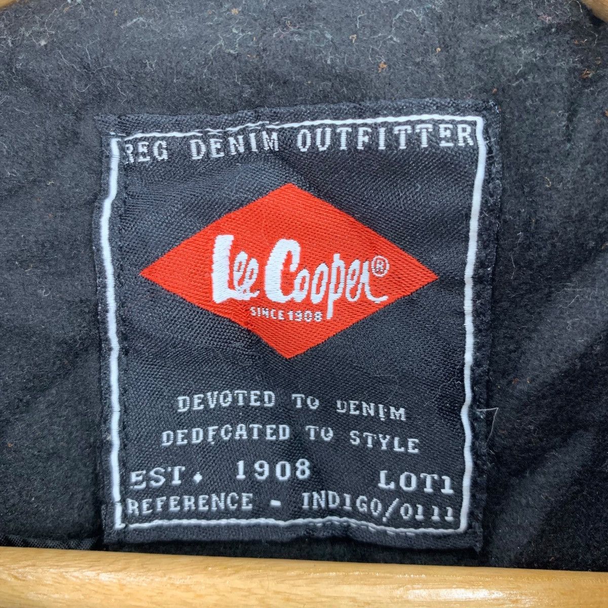 Cooper × Lee × Vintage LEE COOPER Denim Outfitter Casual Hoodie Overcoat Jacket Size US M / EU 48-50 / 2 - 6 Thumbnail