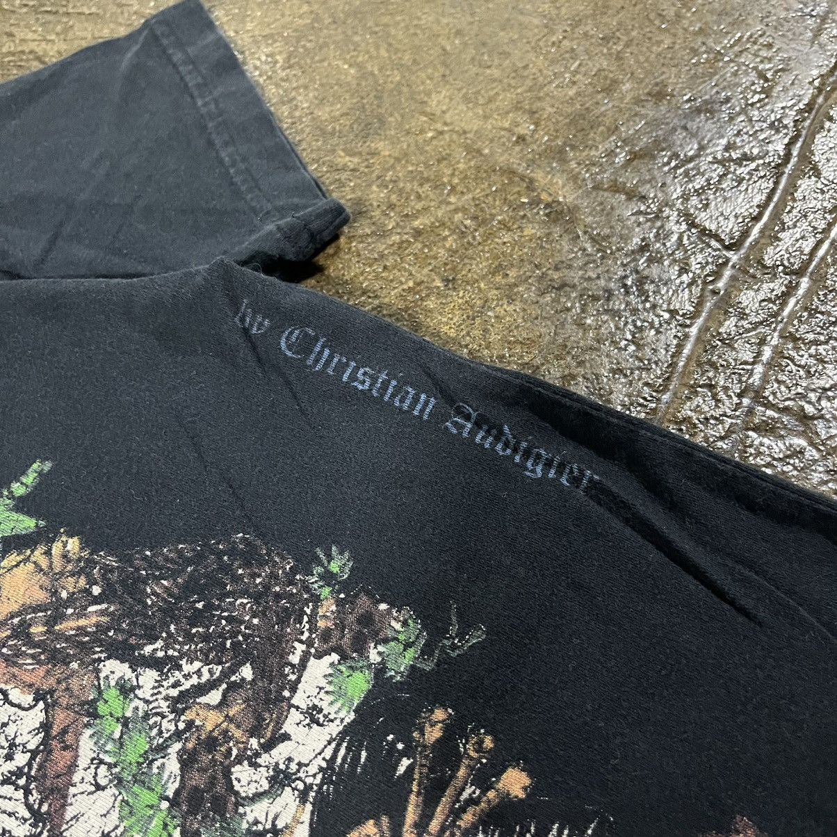 Ed Hardy × Japanese Brand × Vintage Crazy Ed Hardy Y2K Japanese Grunge Skater Style Tee Shirt Size US S / EU 44-46 / 1 - 5 Thumbnail