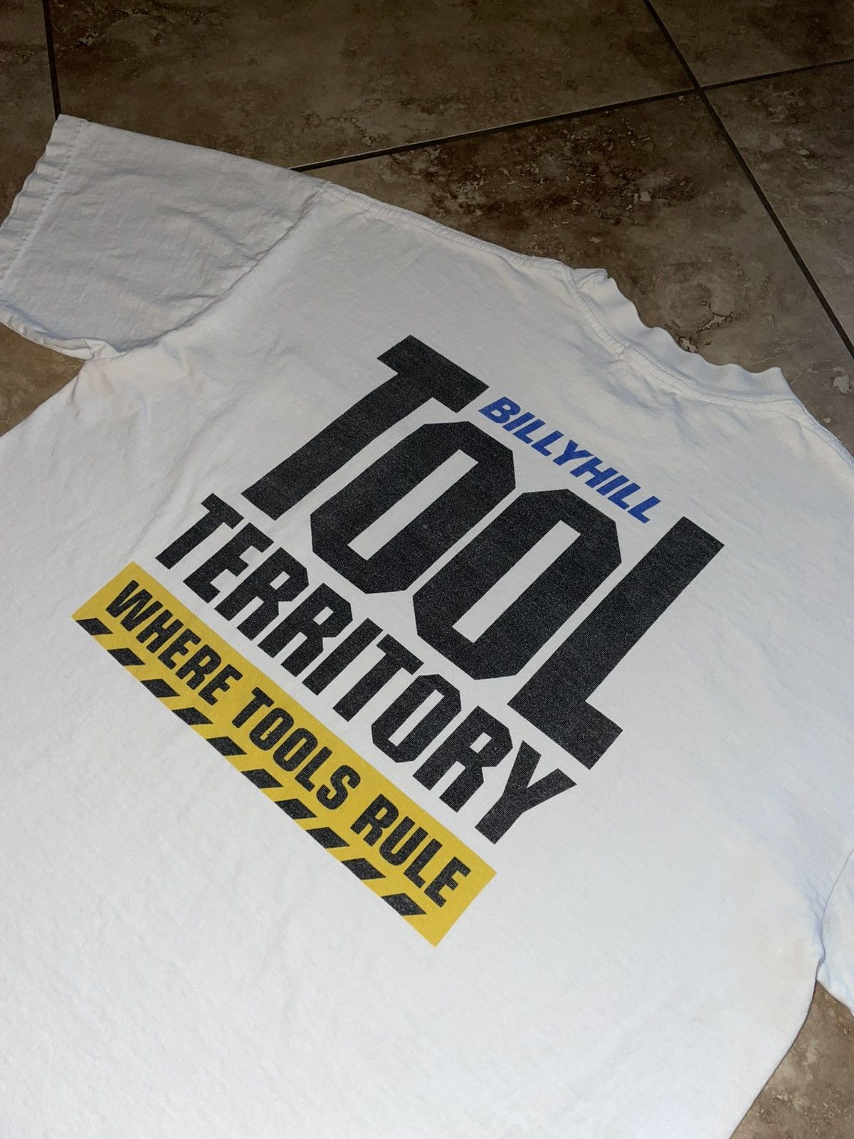 Billy Hill Billy Hill Tool Territory Where Tools Rule Pocket Tee White Size US L / EU 52-54 / 3 - 4 Thumbnail