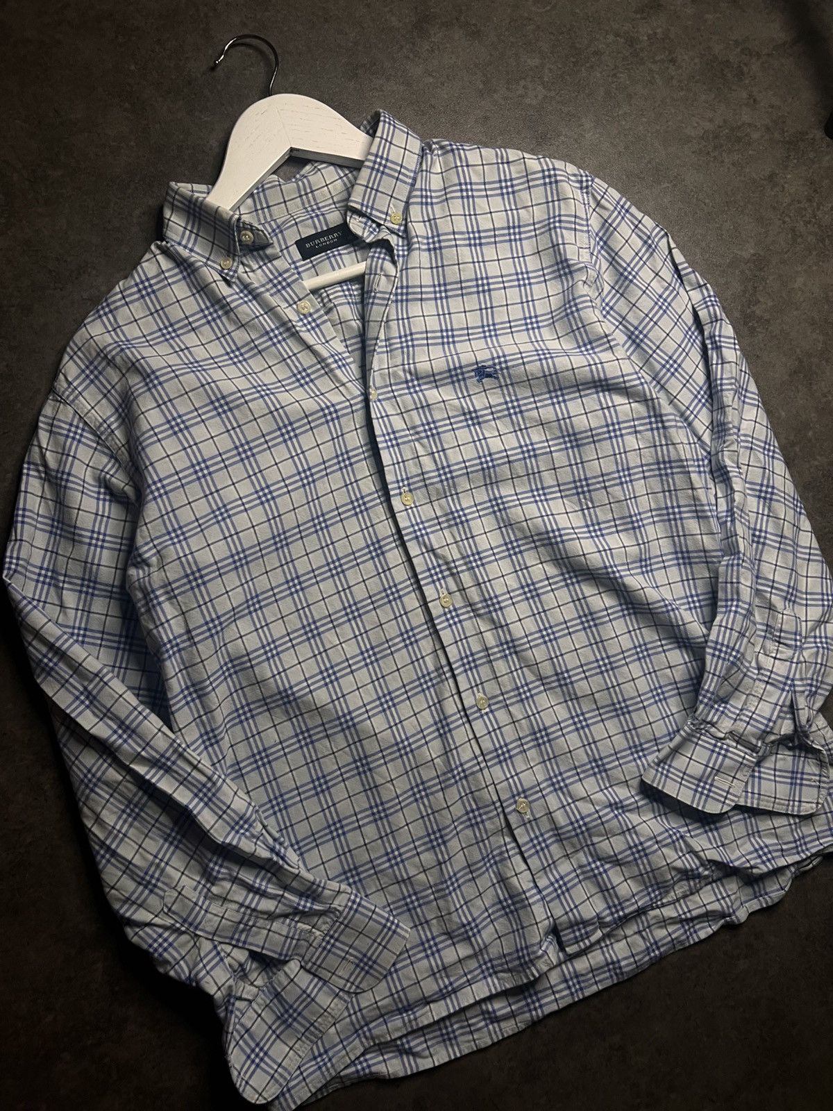 Burberry Vintage shirt Burberry Size US M / EU 48-50 / 2 - 2 Thumbnail