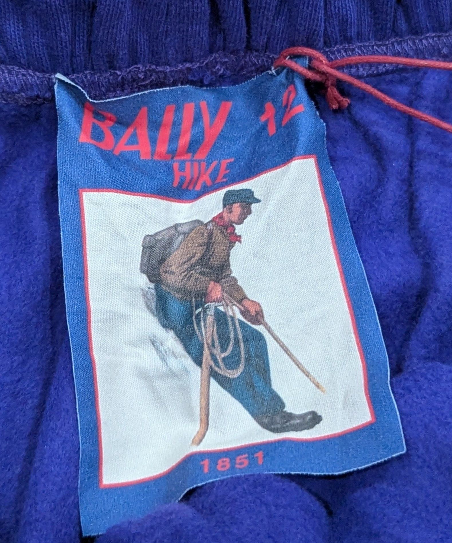 Bally Bally Solid Cotton Jogger Pants Purple XL Size US 36 / EU 52 - 6 Thumbnail