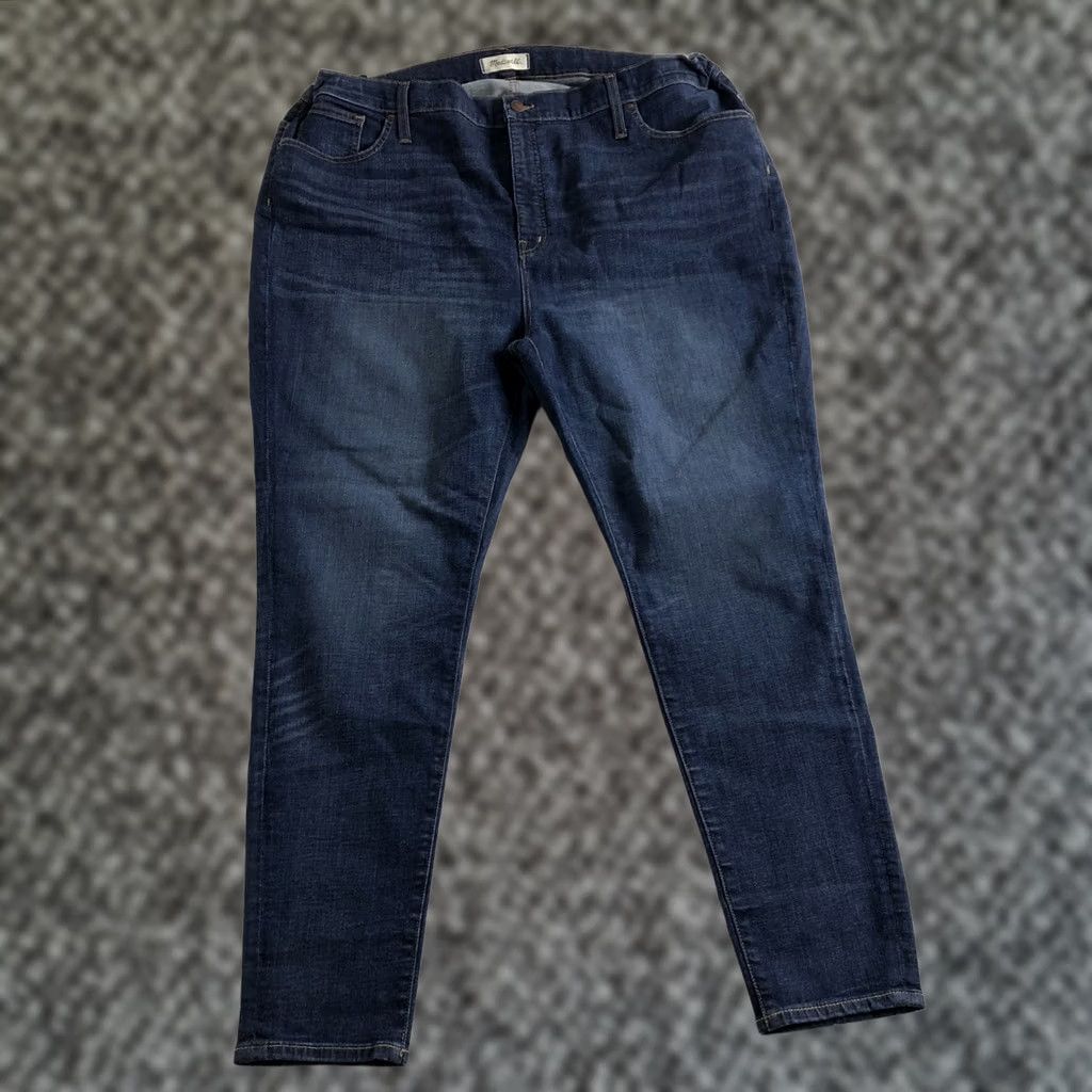 Madewell Madewell Womens Jeans Size 37 High Rise Skinny Stretch Denim 10 inch Waist 5-Pocket Slim Modern Blue Womens Size 25" / US 0 / IT 36 - 1 Thumbnail
