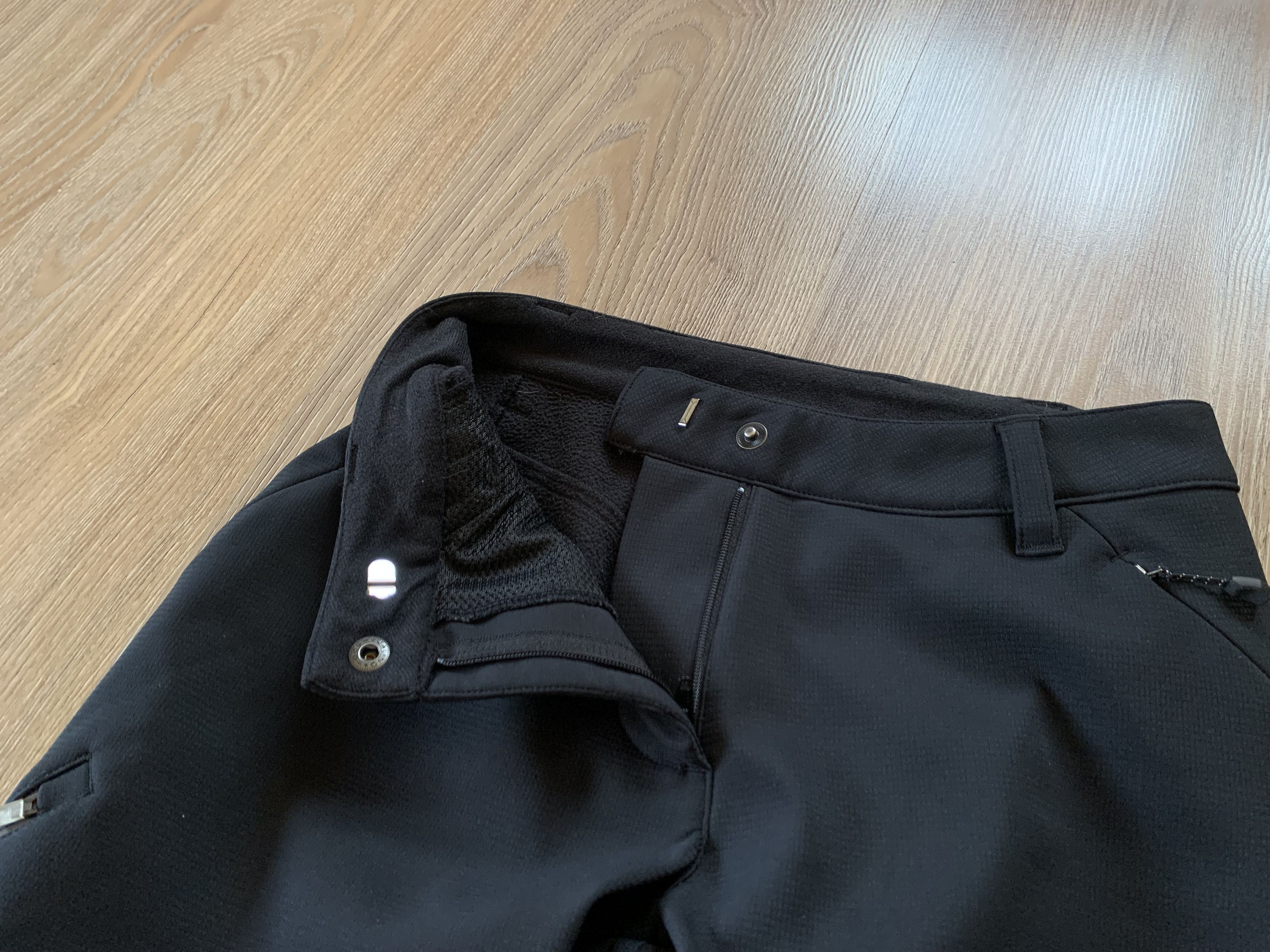Reebok × Vintage Reebok Womens Black Softshell Trackking Pants Size 26" / US 2 / IT 38 - 5 Thumbnail