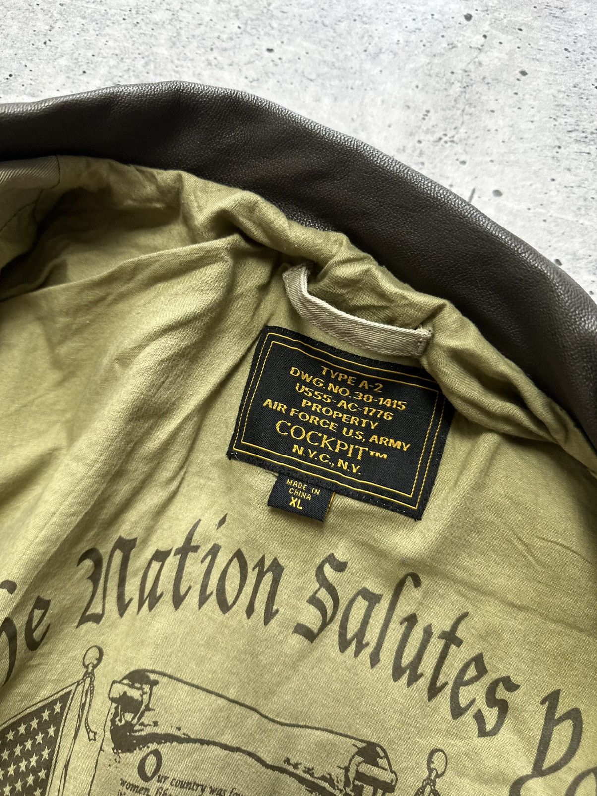 Cockpit USA Cockpit U.S.A. Military A-2 Army Utility Field Jacket Y2K Size US XL / EU 56 / 4 - 6 Thumbnail