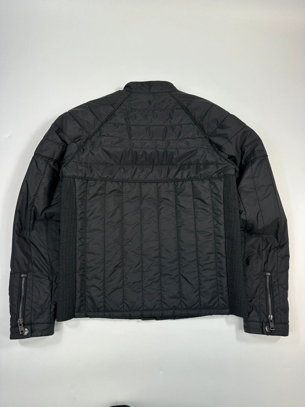 Prada Prada Milano Black Padded Quilted Nylon Jacket Ribbed Side Size US M / EU 48-50 / 2 - 4 Thumbnail