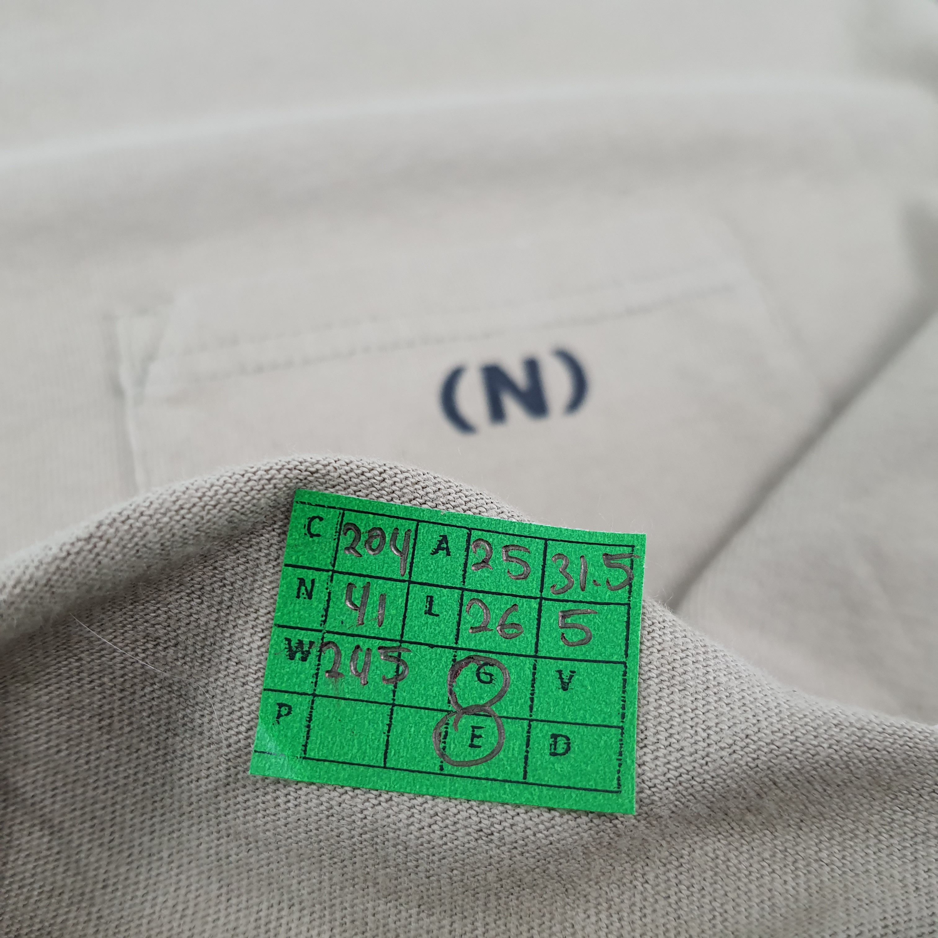 Japanese Brand × Number (N)ine × Vintage Vintage Number Nine Spell Out Japan Brand Boxy Tshirt Size US XL / EU 56 / 4 - 6 Thumbnail